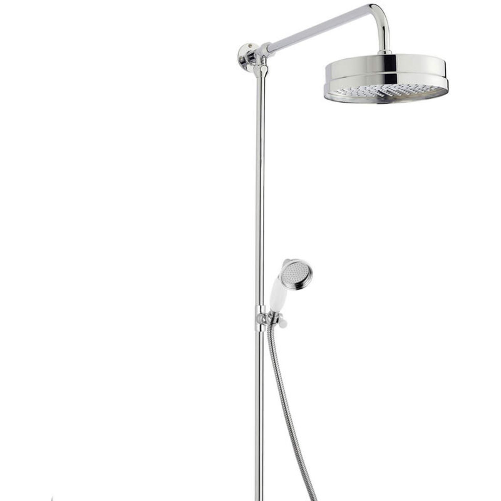 (O160) HUDSON REED LUXURY RIGID RISER KIT. RRP £249.99. 1.5m shower flex chrome plated brass Rigid - Image 2 of 2