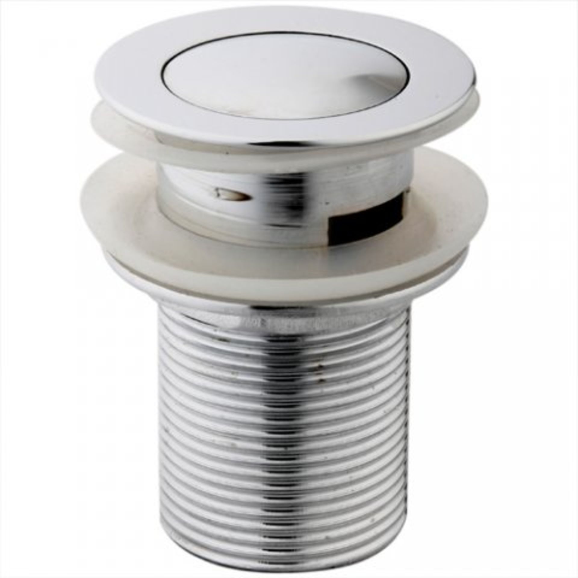 (O319) Basin Waste - Slotted Push Button Pop-Up This slotted push button pop-up basin waste is ideal - Image 2 of 3