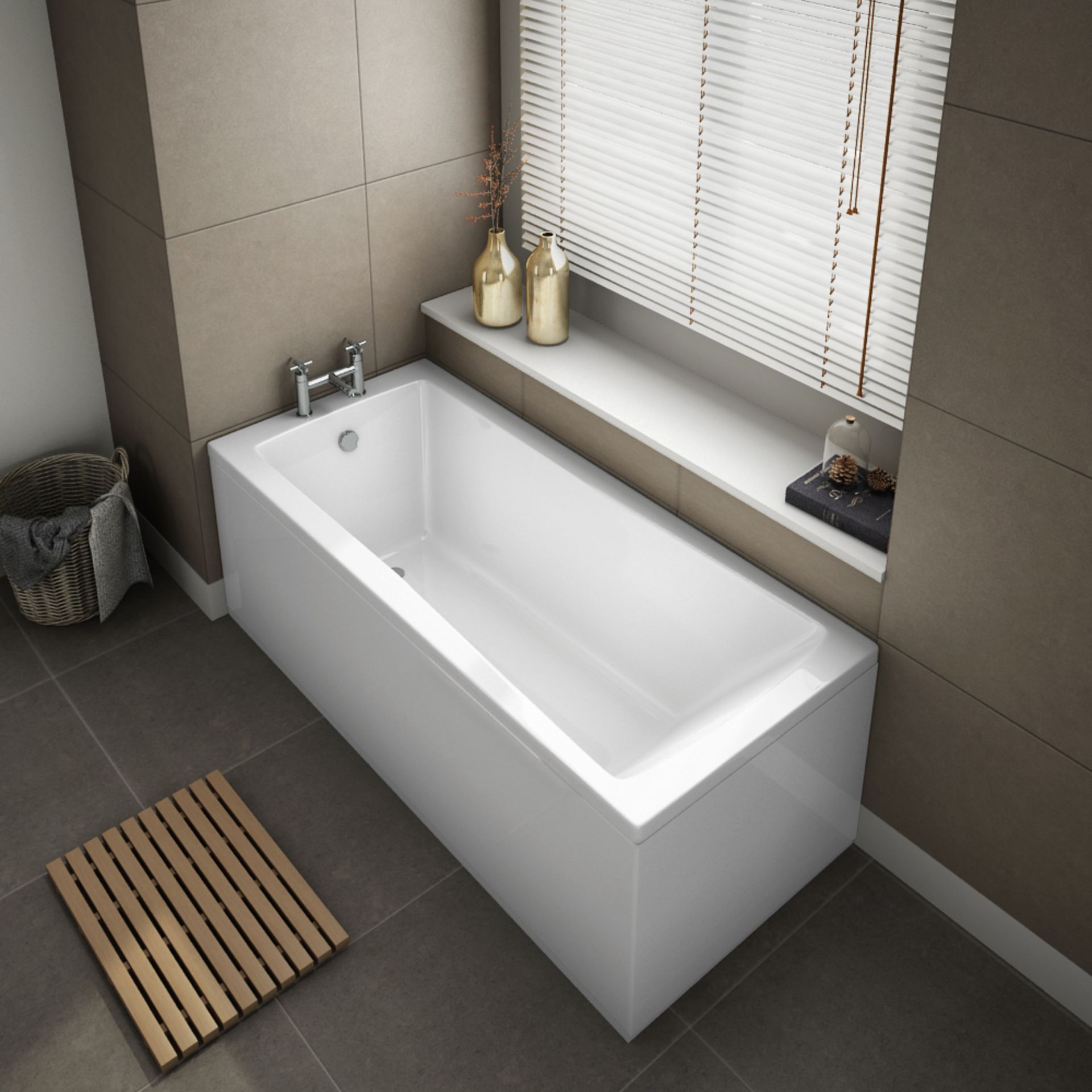 (P103) Kent Bath 1500 x 700 - Single Ended - Excludes Panels. RRP £249.99. Give your bathroom a