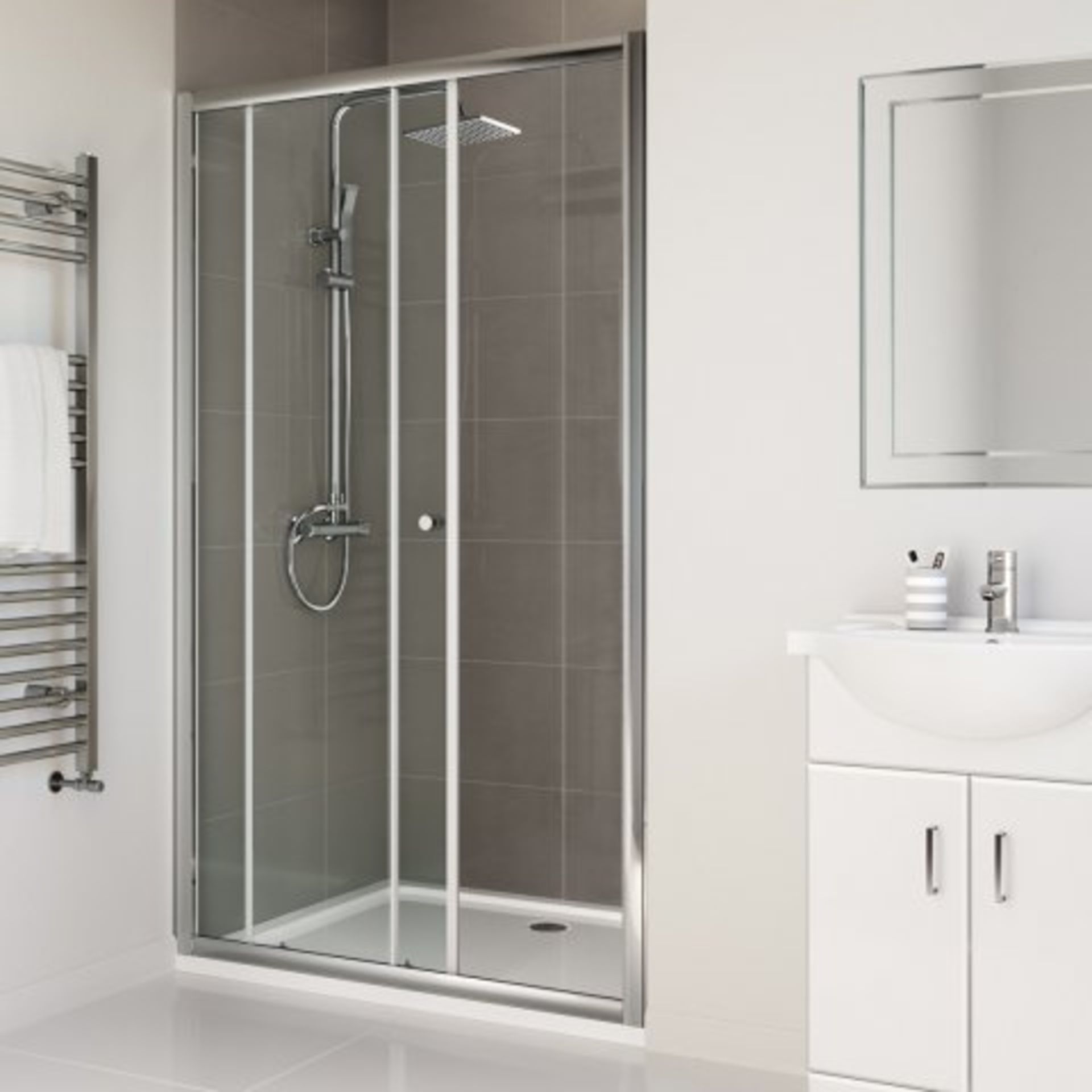 (O246) 1200mm - Elements Sliding Shower Door Designed and crafted to improve the decor of your - Image 2 of 3