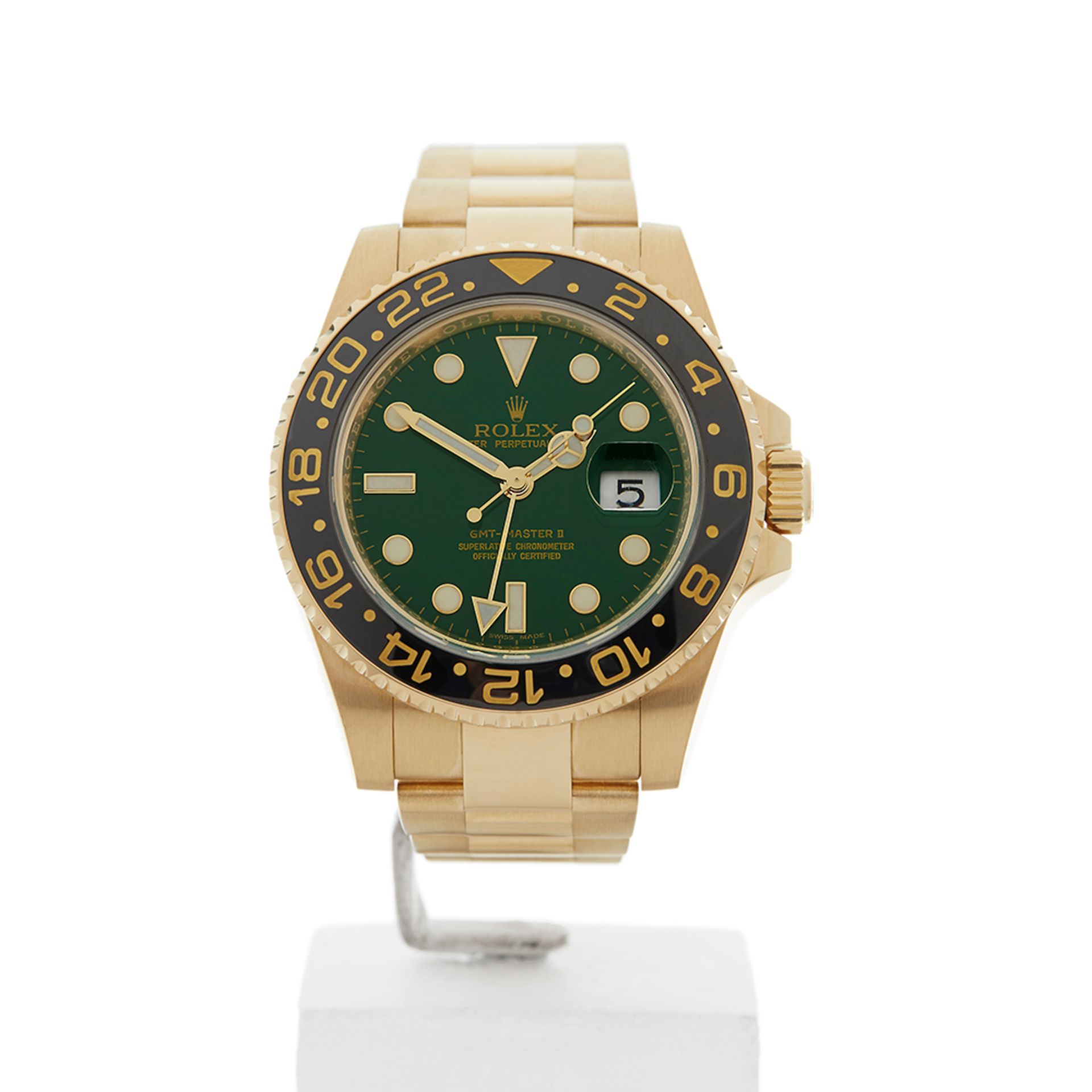 GMT-Master II 40mm 18k Yellow Gold 116718 - Image 2 of 9