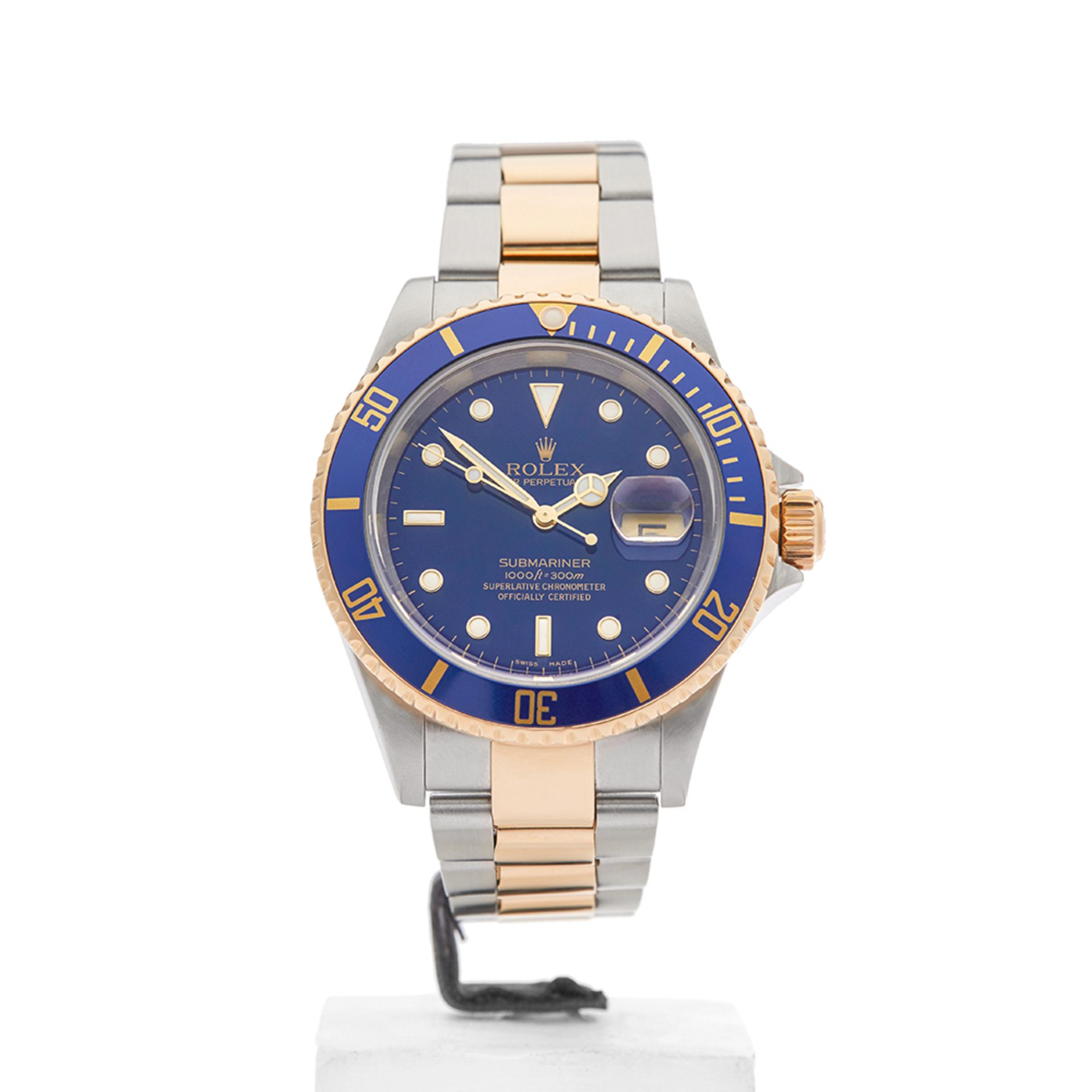 Submariner 40mm Stainless Steel & 18k Yellow Gold 16613 - Image 2 of 9