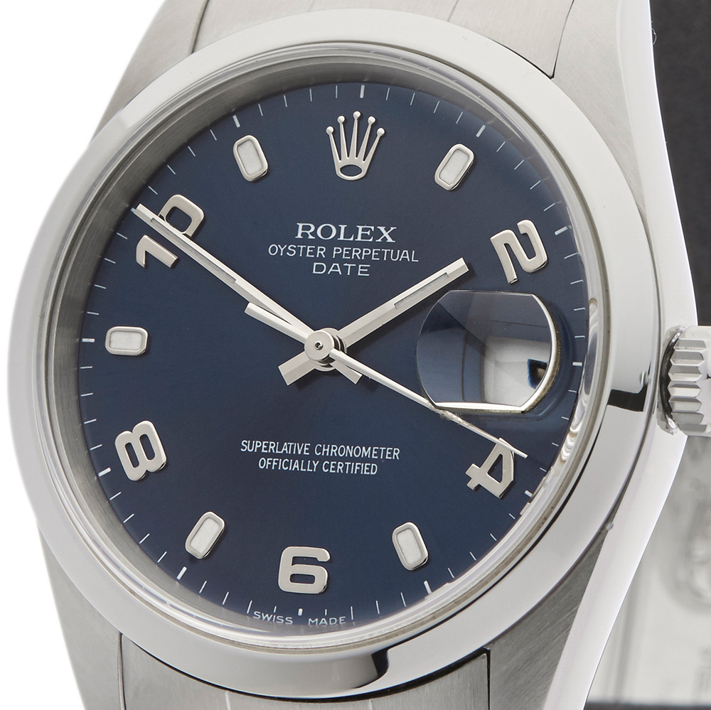 Oyster Perpetual Date 34mm Stainless Steel 15200