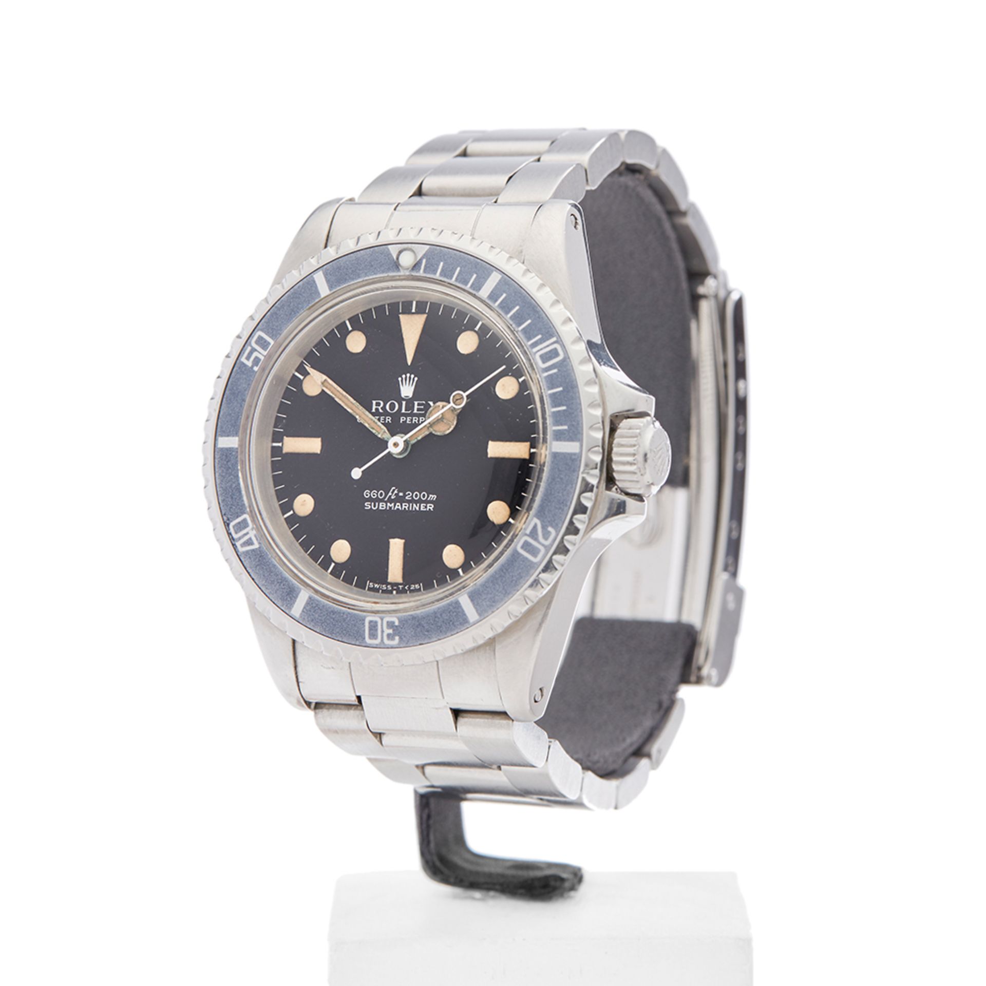 Submariner Serif Dial 40mm Stainless Steel 5513 - Image 3 of 9