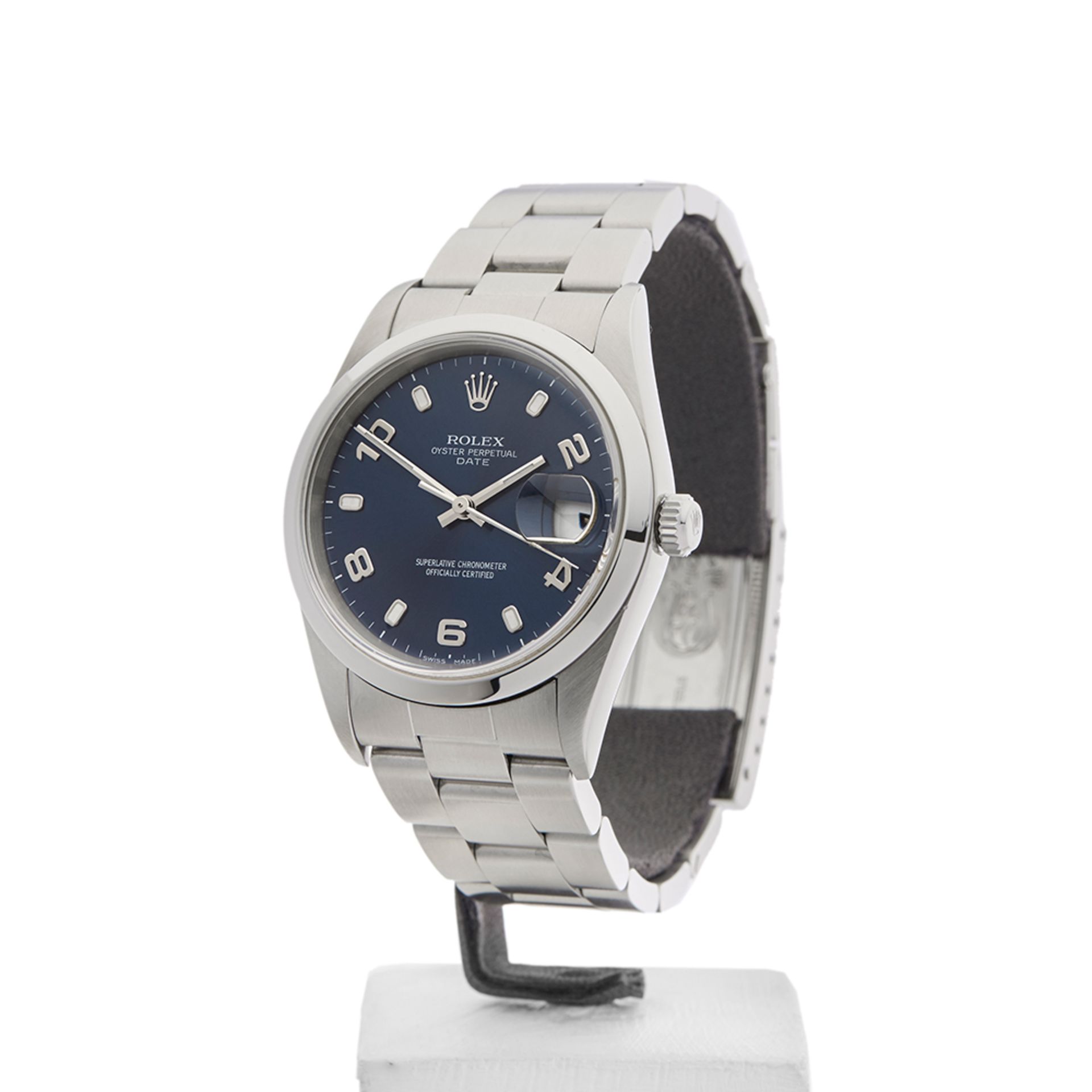 Oyster Perpetual Date 34mm Stainless Steel 15200 - Image 3 of 9