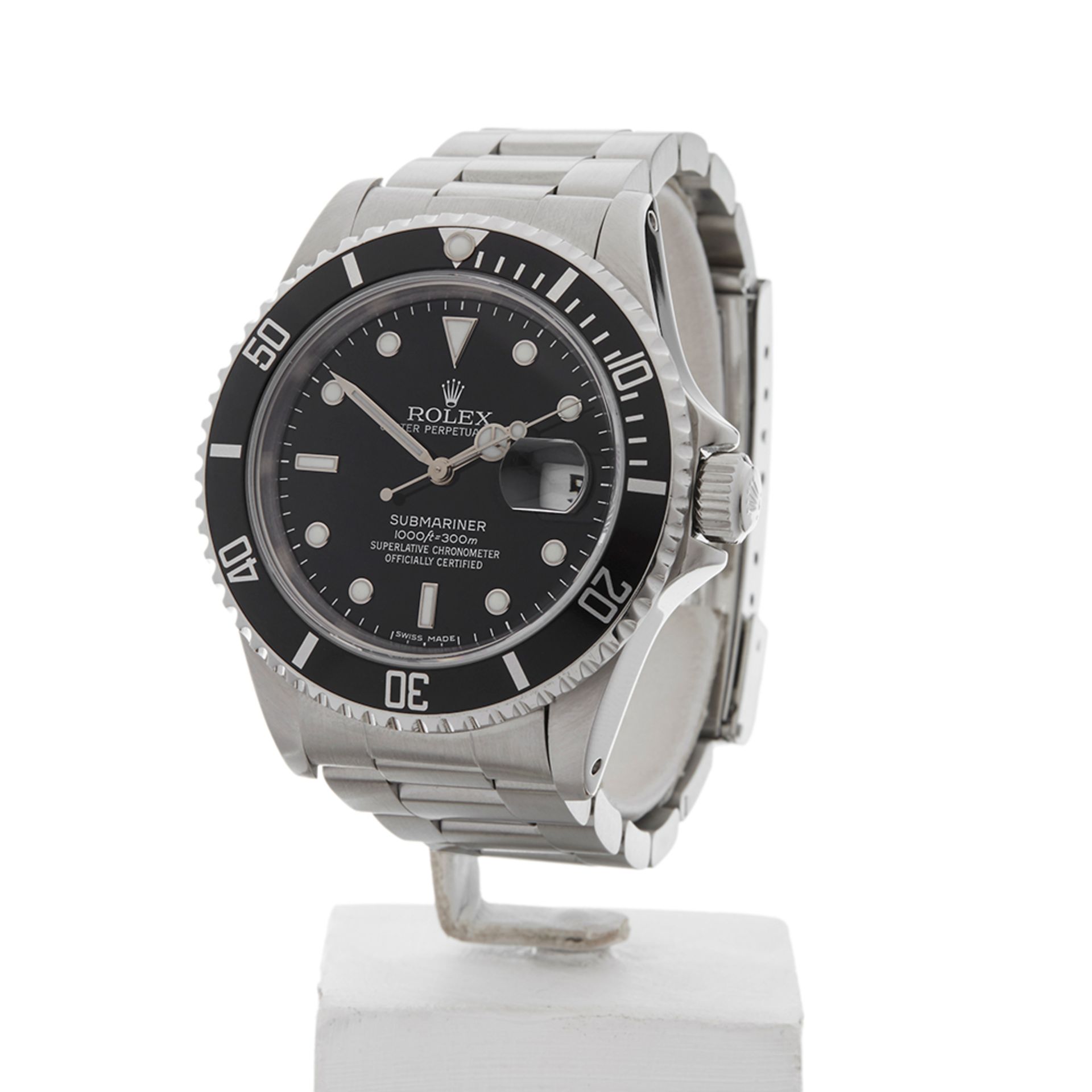 Submariner 40mm Stainless Steel 16610 - Image 3 of 9