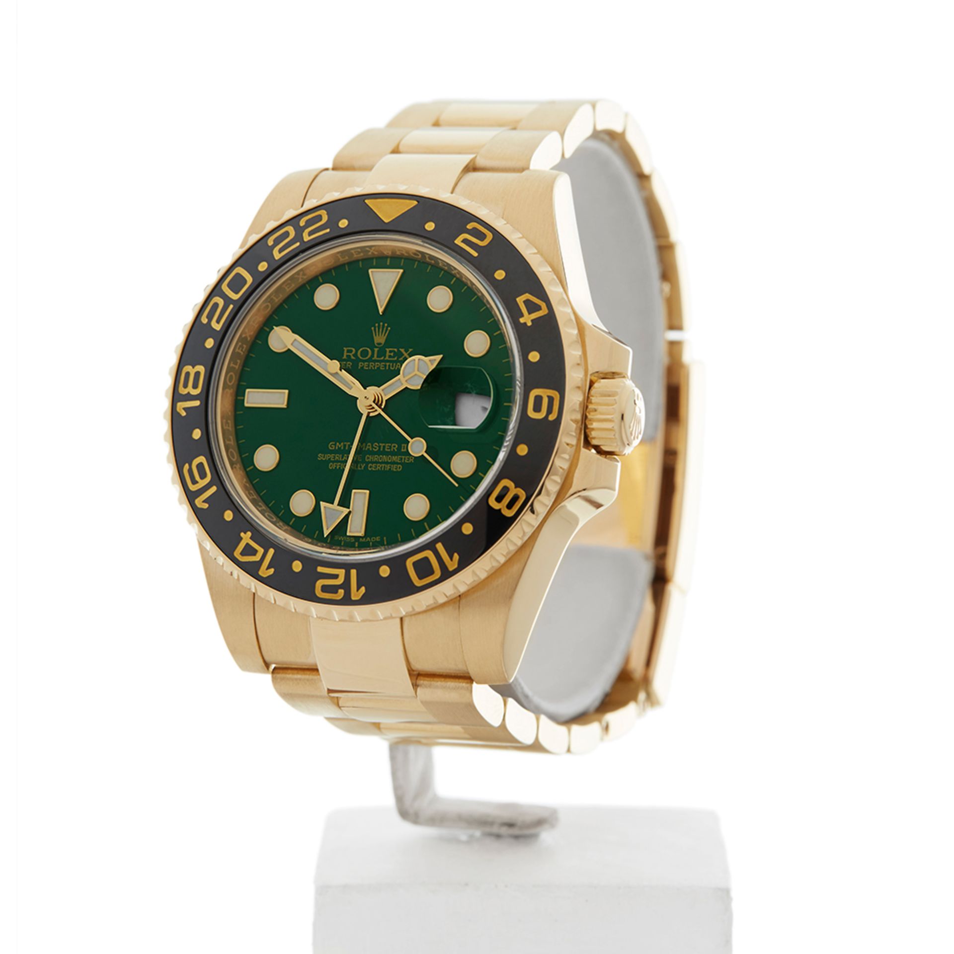 GMT-Master II 40mm 18k Yellow Gold 116718 - Image 3 of 9