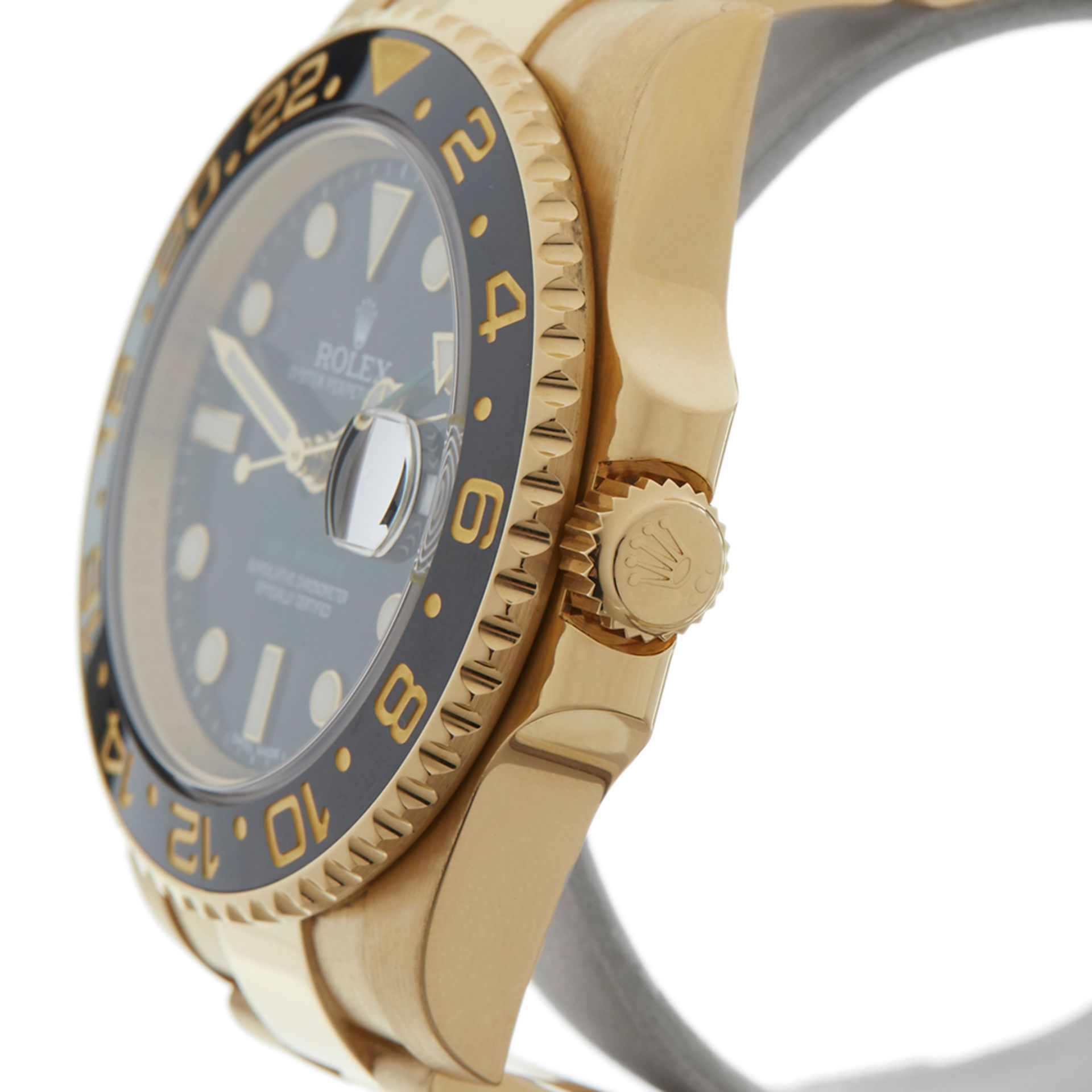 GMT-Master II 40mm 18k Yellow Gold 116718LN - Image 4 of 9