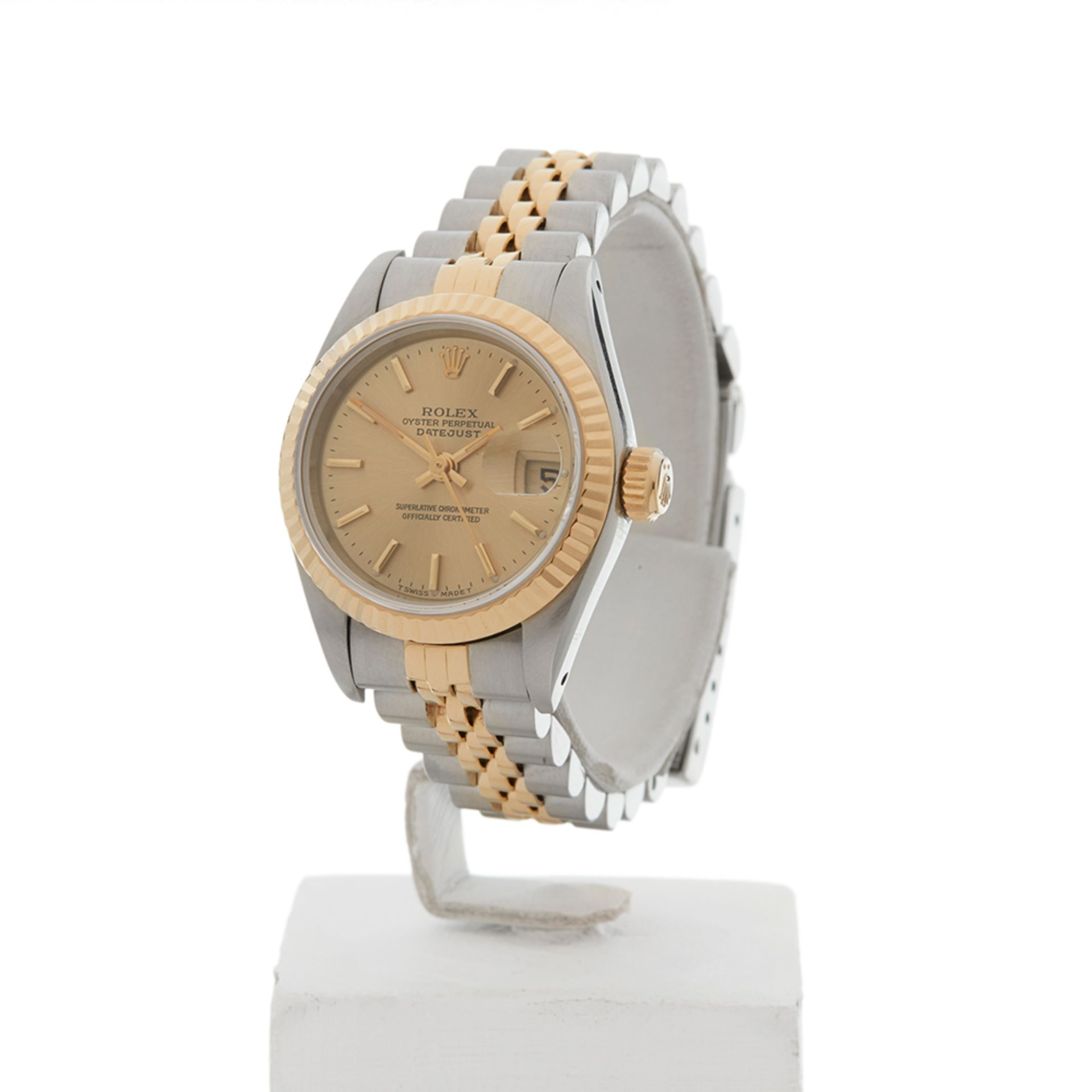 Datejust 26mm Stainless Steel & 18k Yellow Gold 69173 - Image 3 of 9