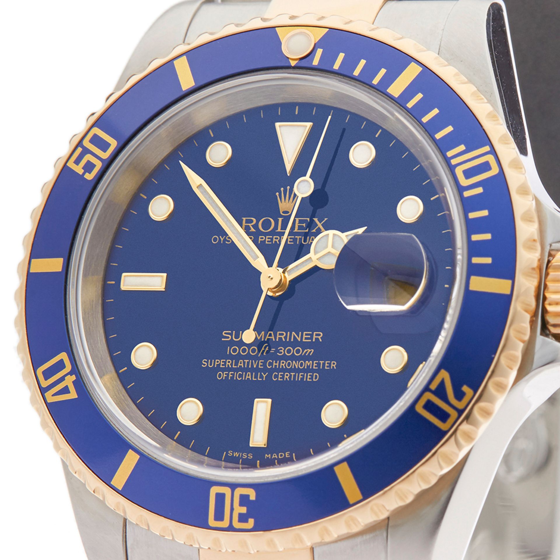 Submariner 40mm Stainless Steel & 18k Yellow Gold 16613