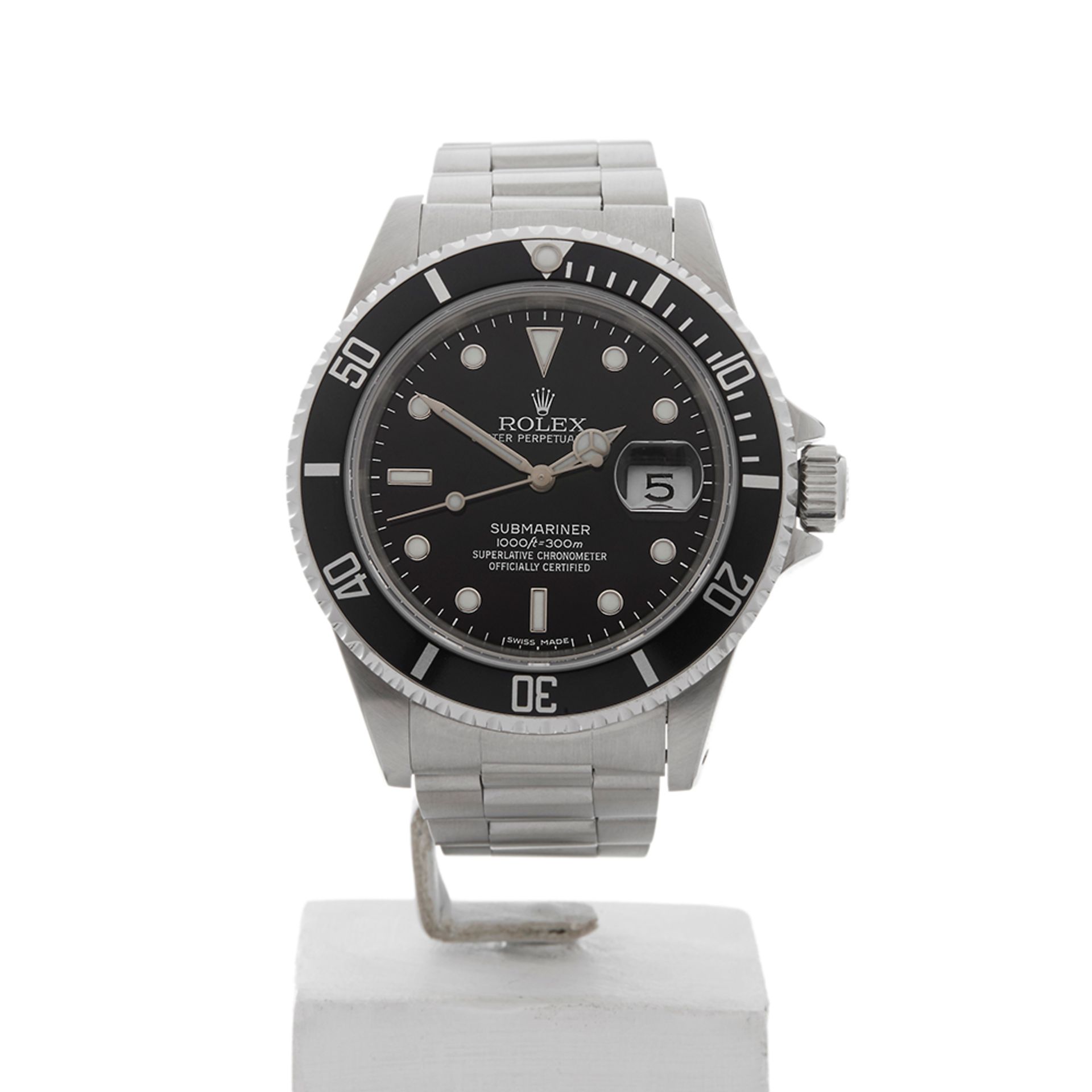 Submariner 40mm Stainless Steel 16610 - Image 2 of 9