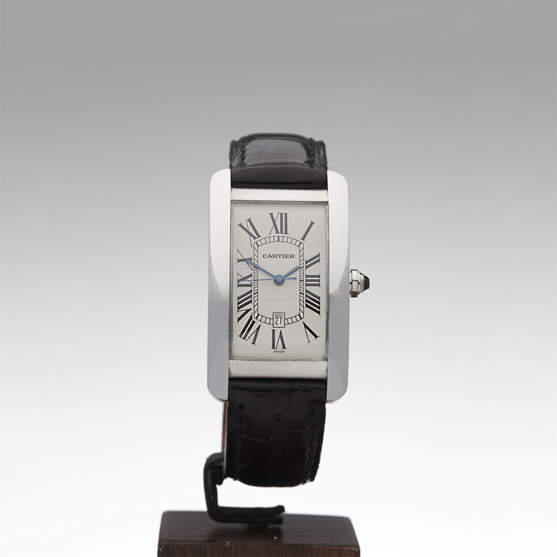 Cartier, Tank Americaine 27mm 18k White Gold 1741 - Image 2 of 9