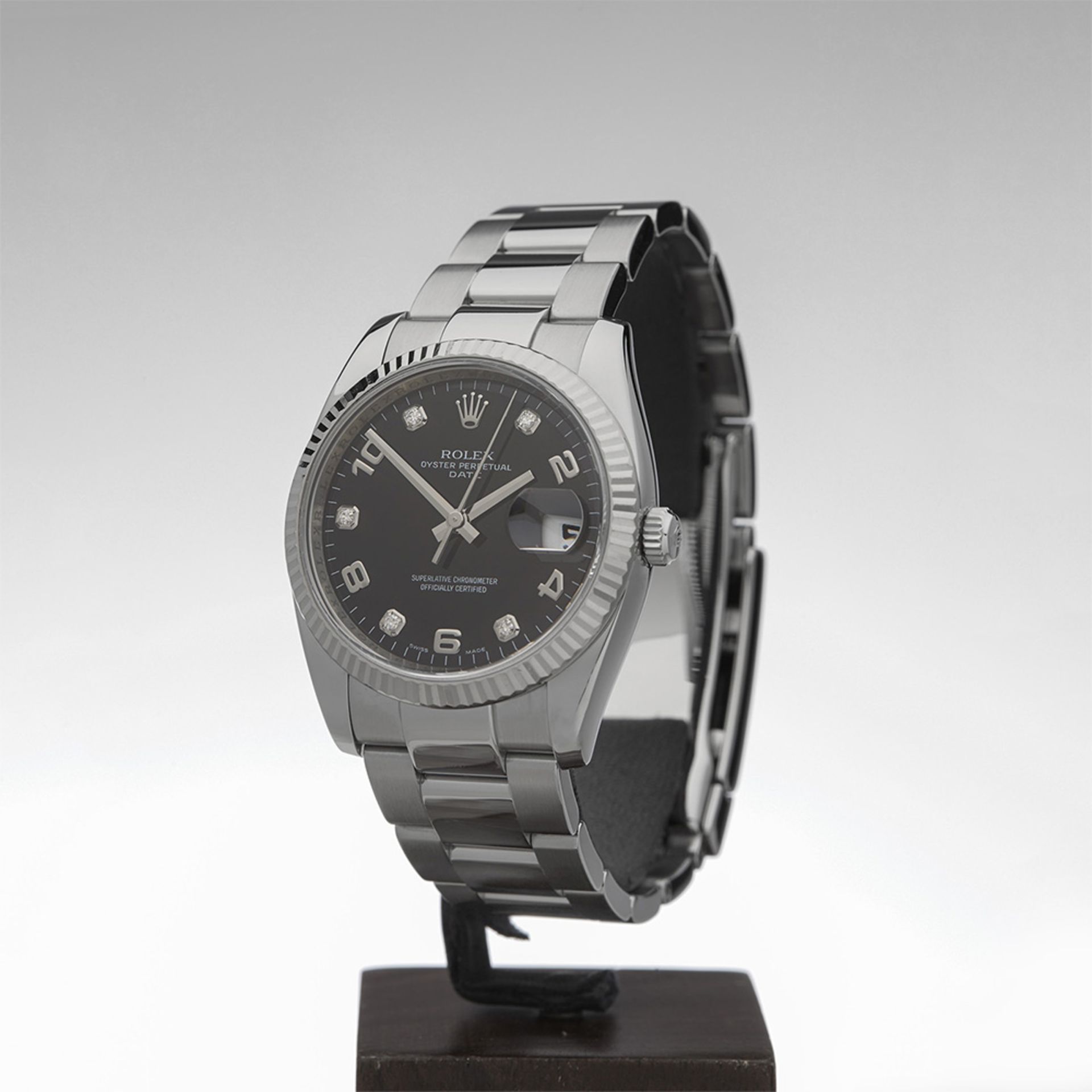 Rolex, Oyster Perpetual Date 34mm Stainless Steel 115234 - Image 3 of 9