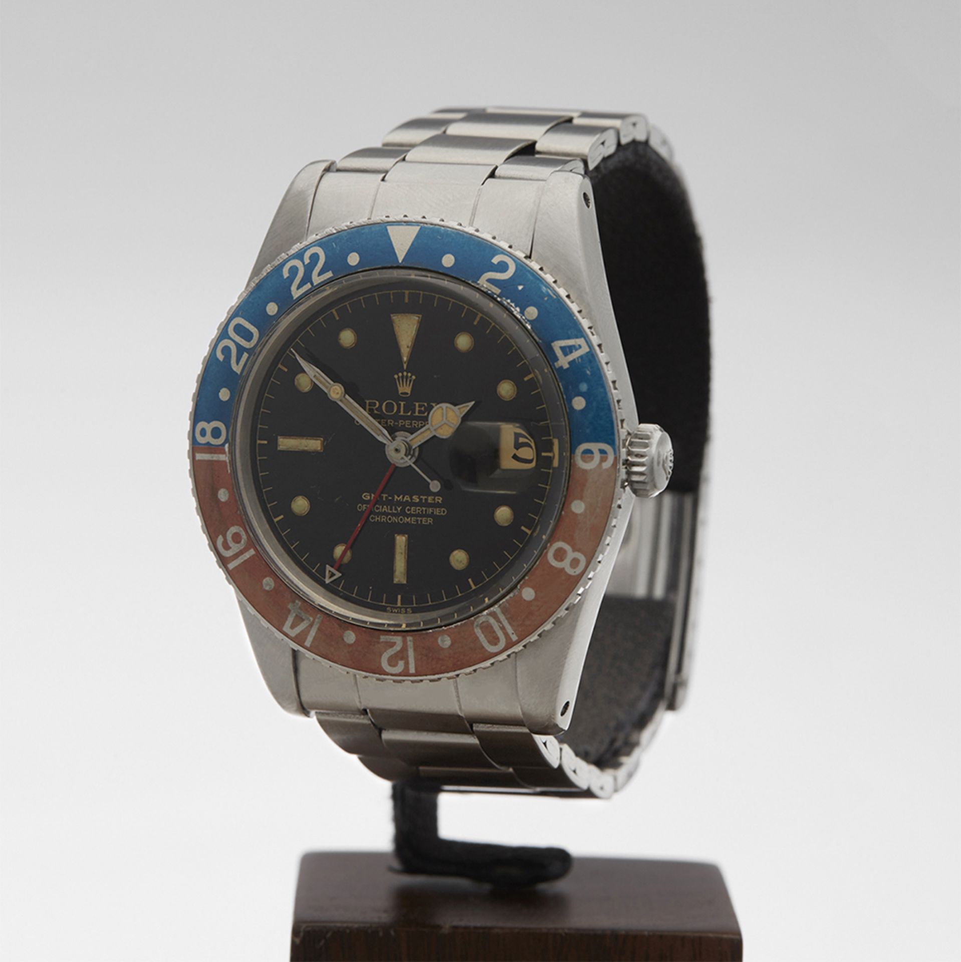 Rolex, GMT-Master Pepsi Gloss Gilt 38mm Stainless Steel 6542 - Image 3 of 9