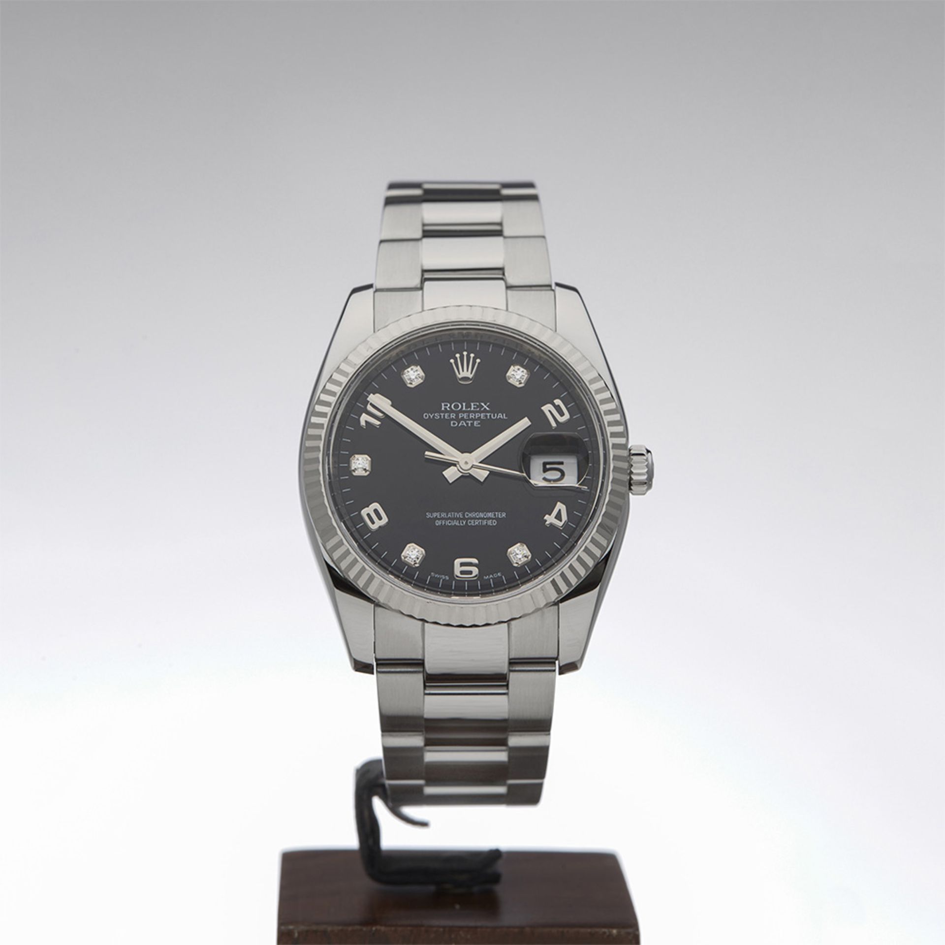 Rolex, Oyster Perpetual Date 34mm Stainless Steel 115234 - Image 2 of 9