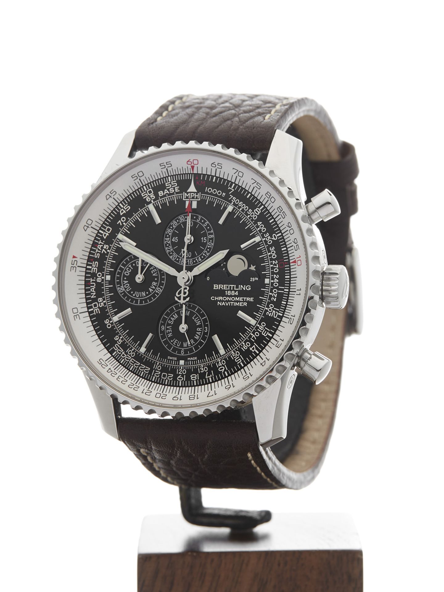 Breitling, Navitimer Chronograph 46mm Stainless Steel A19370 - Image 9 of 9
