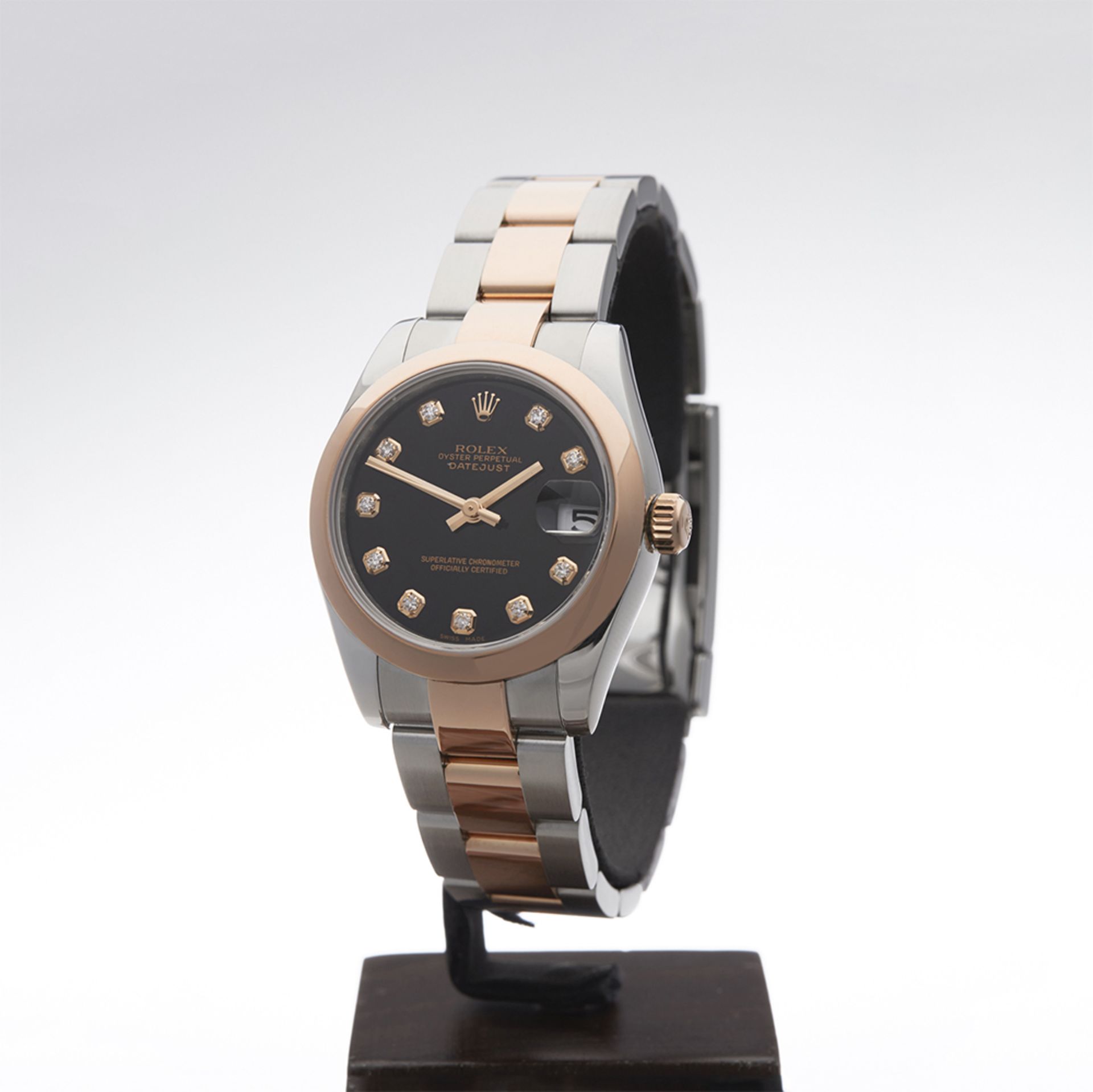 Rolex, Datejust 31mm Stainless Steel & 18k Rose Gold 178241 - Image 3 of 9
