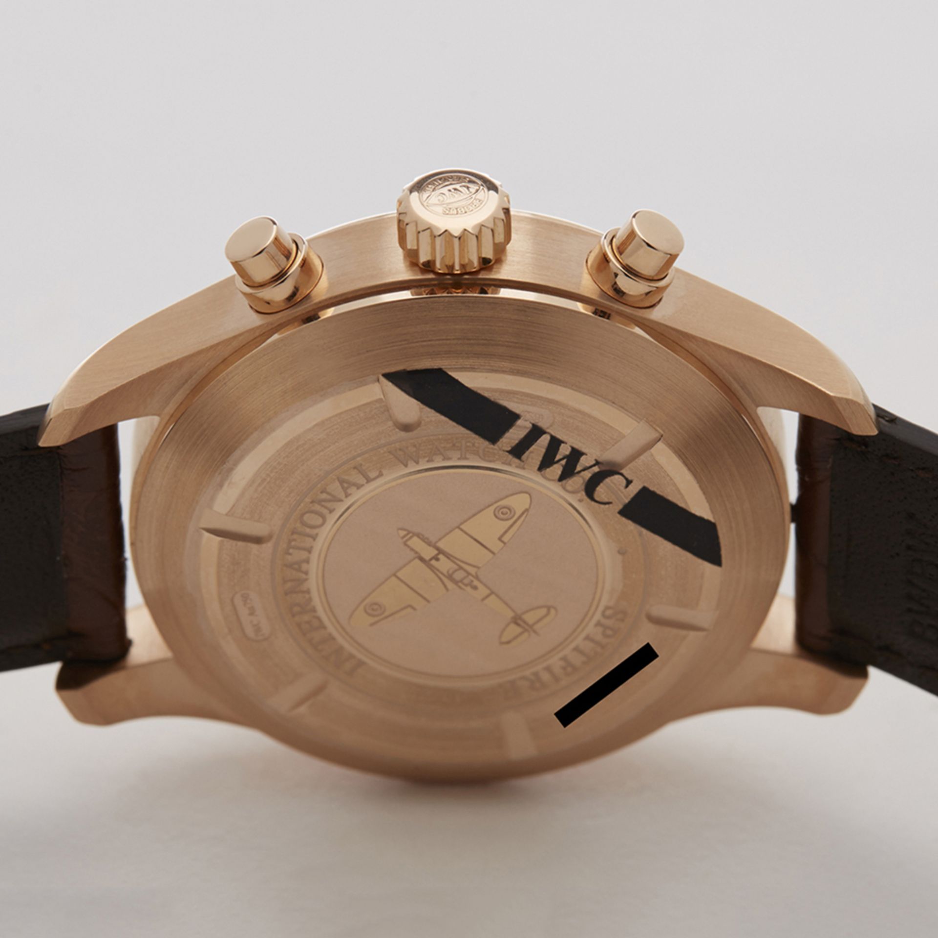 IWC, Pilot's Chronograph Spitfire 43mm 18k Rose Gold IW387803 - Image 8 of 9