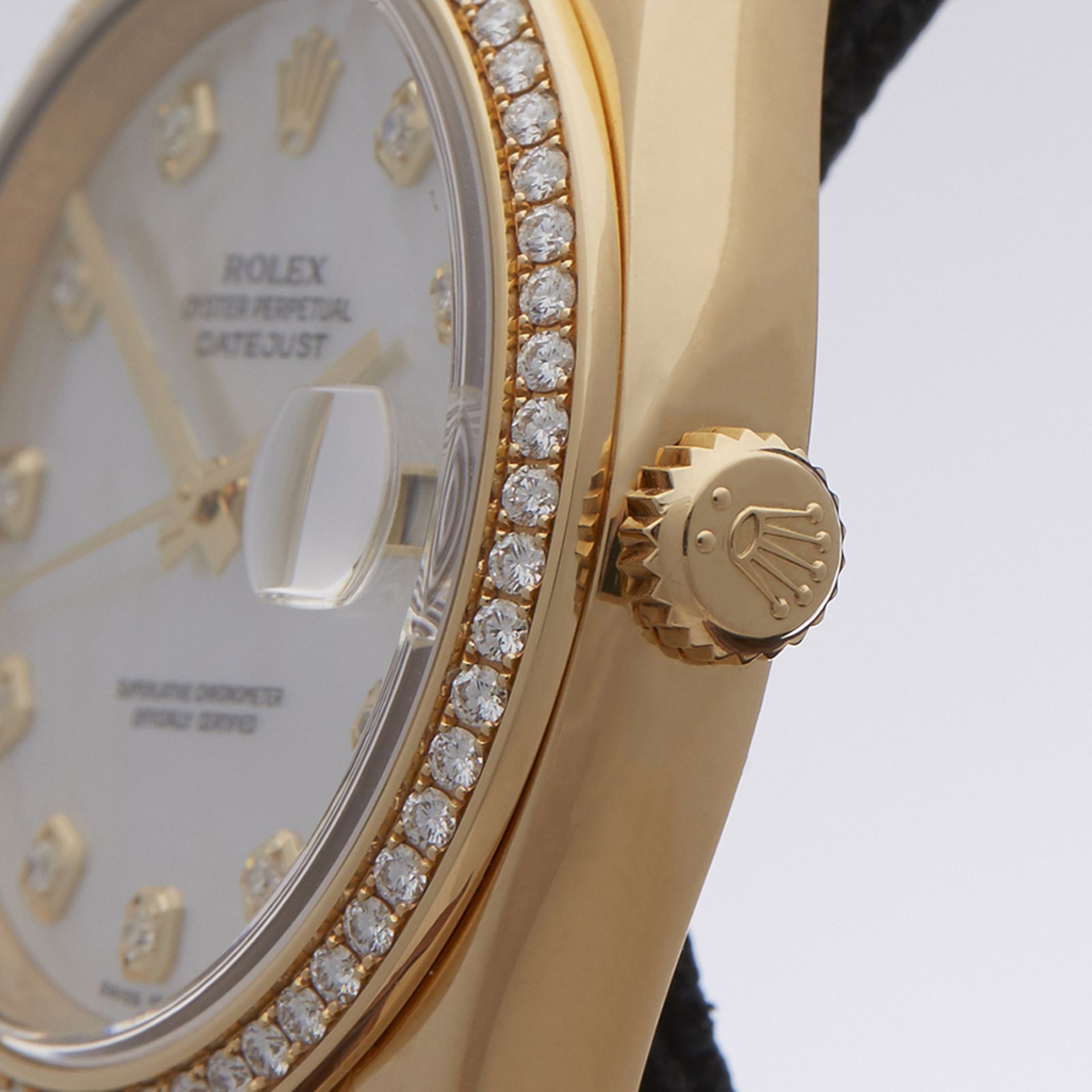 Rolex, Datejust 36mm 18k Yellow Gold 116188 - Image 4 of 9