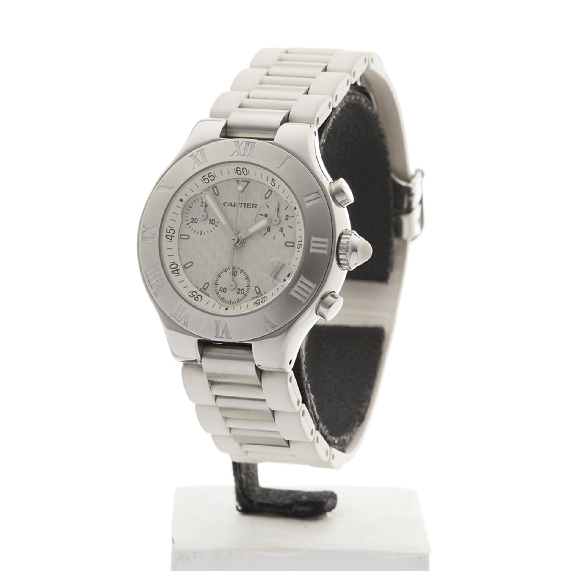 Cartier, Must de 21 Chronoscaph 31mm Stainless Steel 2996 - Image 3 of 8