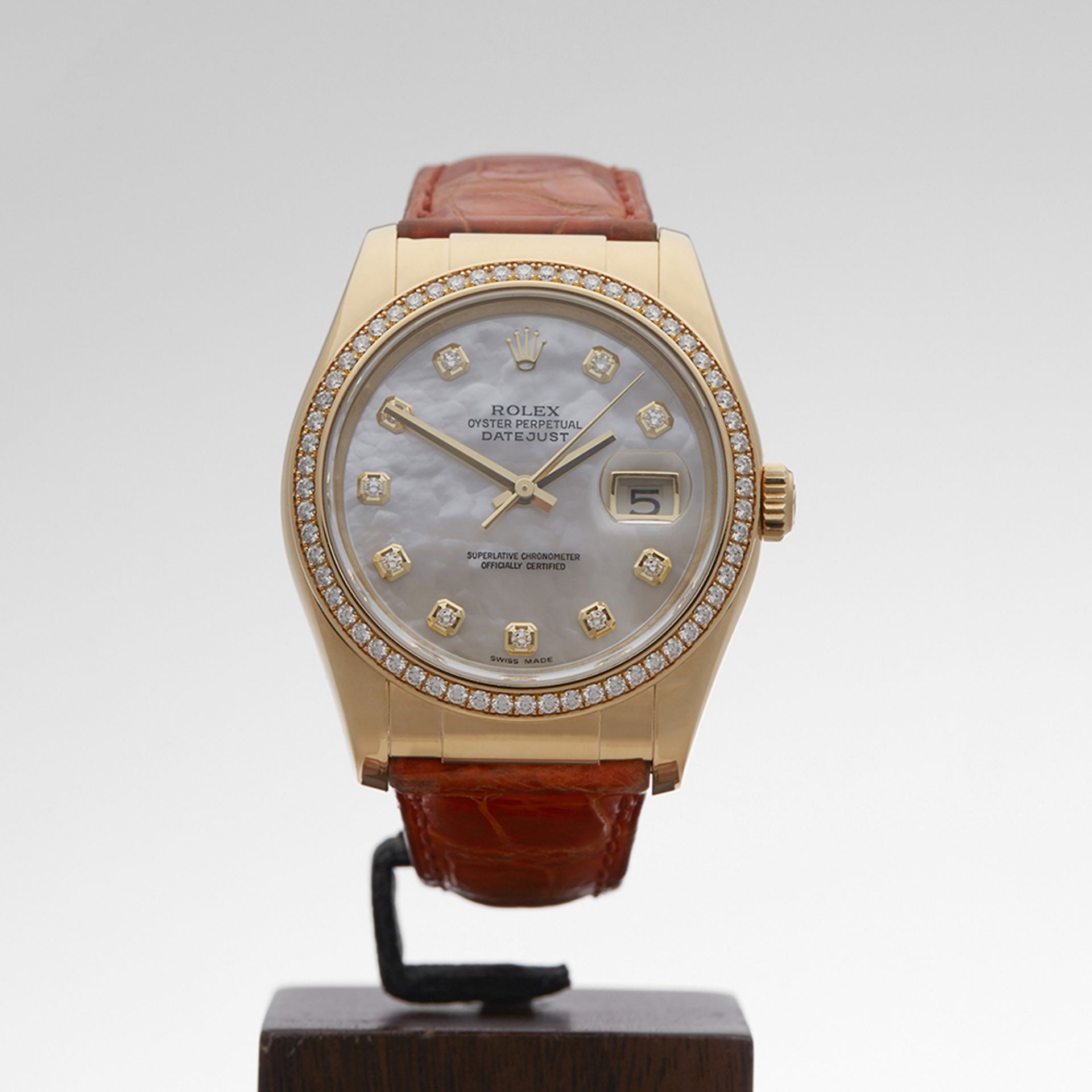 Rolex, Datejust 36mm 18k Yellow Gold 116188 - Image 2 of 9