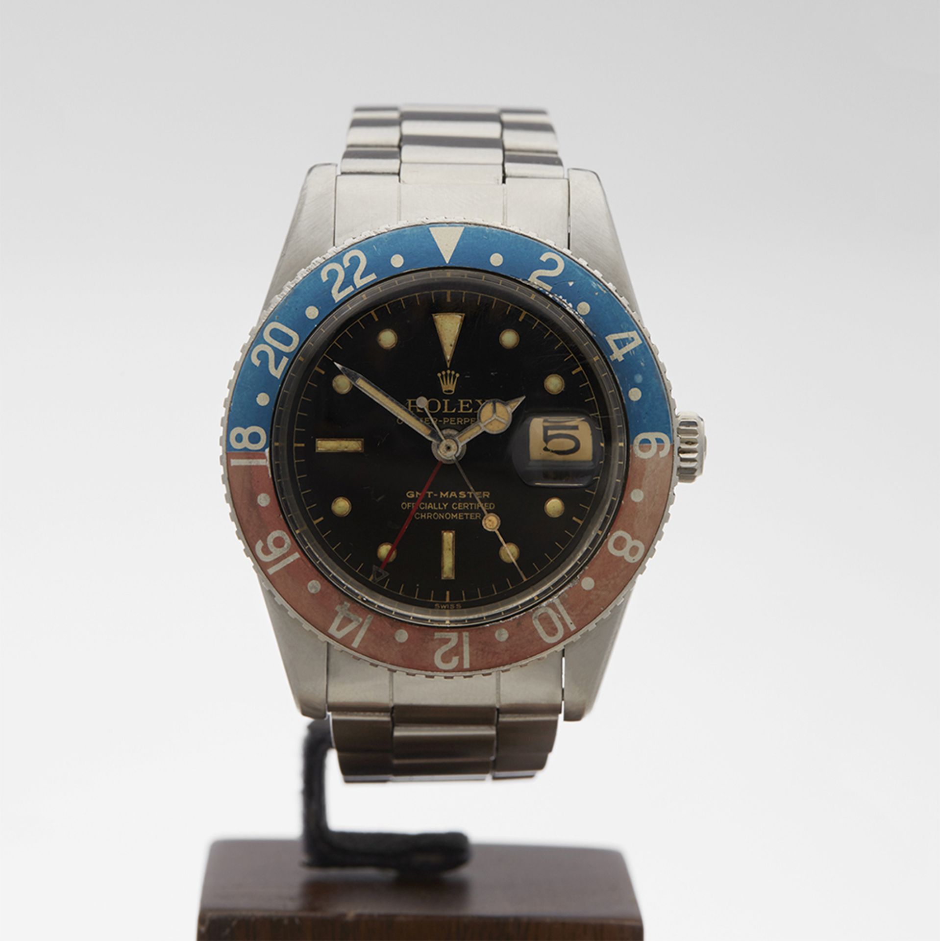 Rolex, GMT-Master Pepsi Gloss Gilt 38mm Stainless Steel 6542 - Image 2 of 9