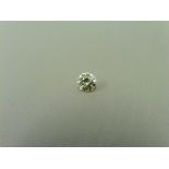0.51ct brilliant cut diamond. Fancy yellow colour, SI2 clarity. AGI Certificate Ð 975781. Valued