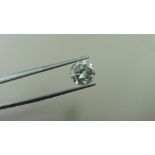 2.08ct natural loose brilliant cut diamond. M colour and si2 clarity. 8.07 x 4.96mm. No