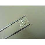 5.16ct enhanced radiant cut diamond. L colour and I1 clarity ( enhanced ).EGL certification.Valued