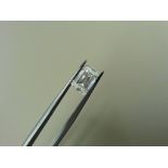 1.50ct natural emerald cut loose diamond. F colour and SI2 clarity. 7.67 x 5.41 x 3.53mm. GIA