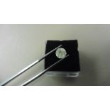 1.01ct Brilliant Cut Diamond, Enhanced stone. L colour, I1 clarity. 6.29 x 3.99mm. Valued at £