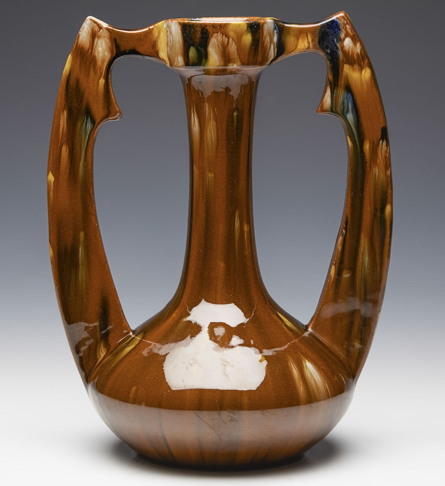Art Nouveau French Clement Massier Vase 19Th C. - Image 8 of 14