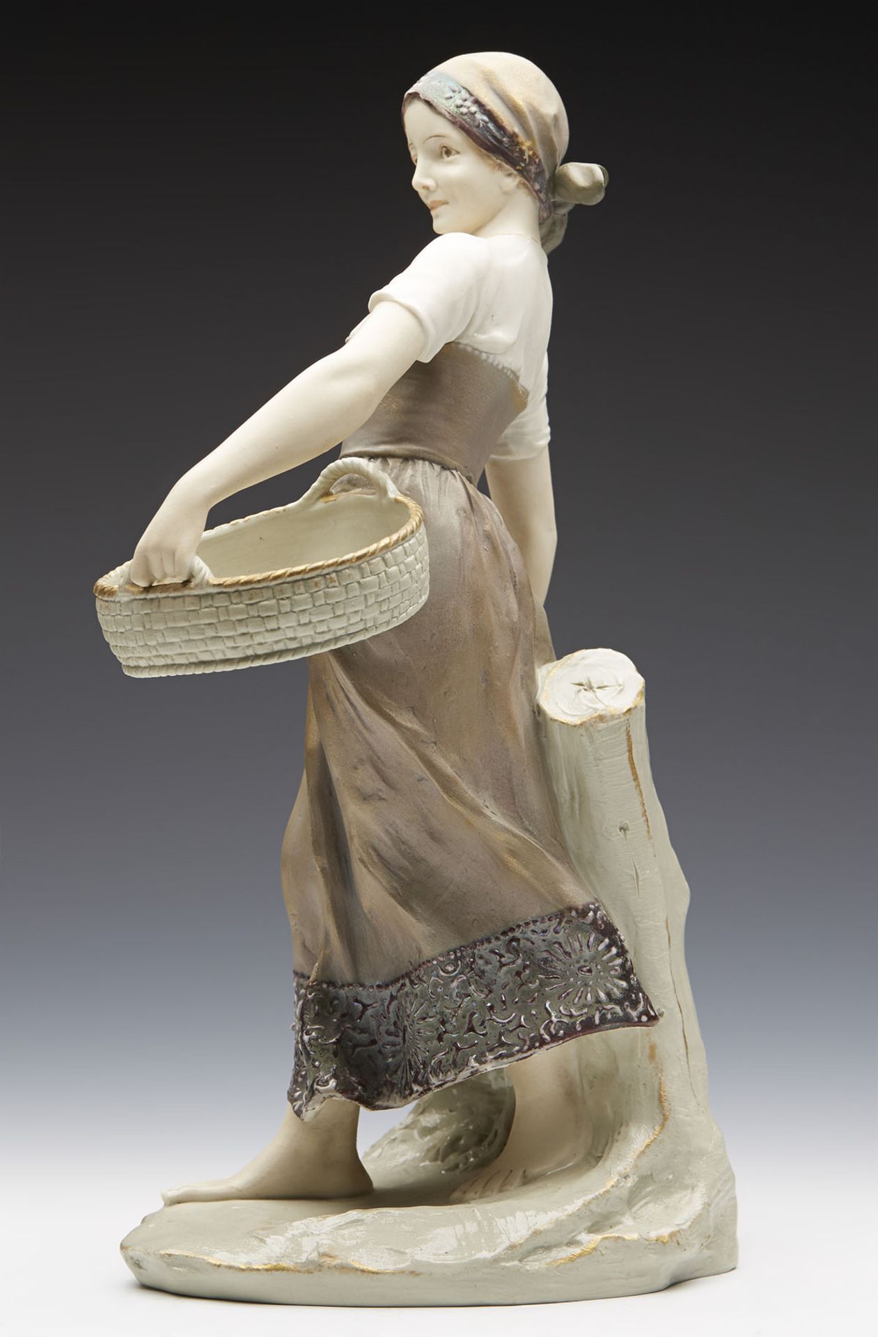 Art Nouveau Ernst Wahliss Vienna Figure Doebrich C.1900 - Image 6 of 9