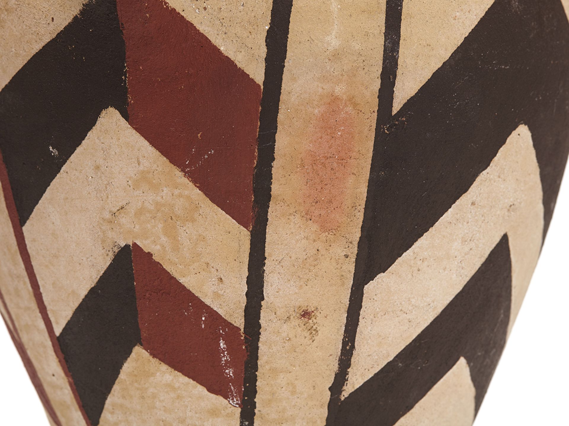 Native Painted Studio Pottery Vase Signed 20Th C. - Image 7 of 9