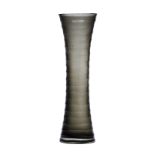 Murano Unusual Vintage Tall Battuto Art Glass Vase 20Th C.