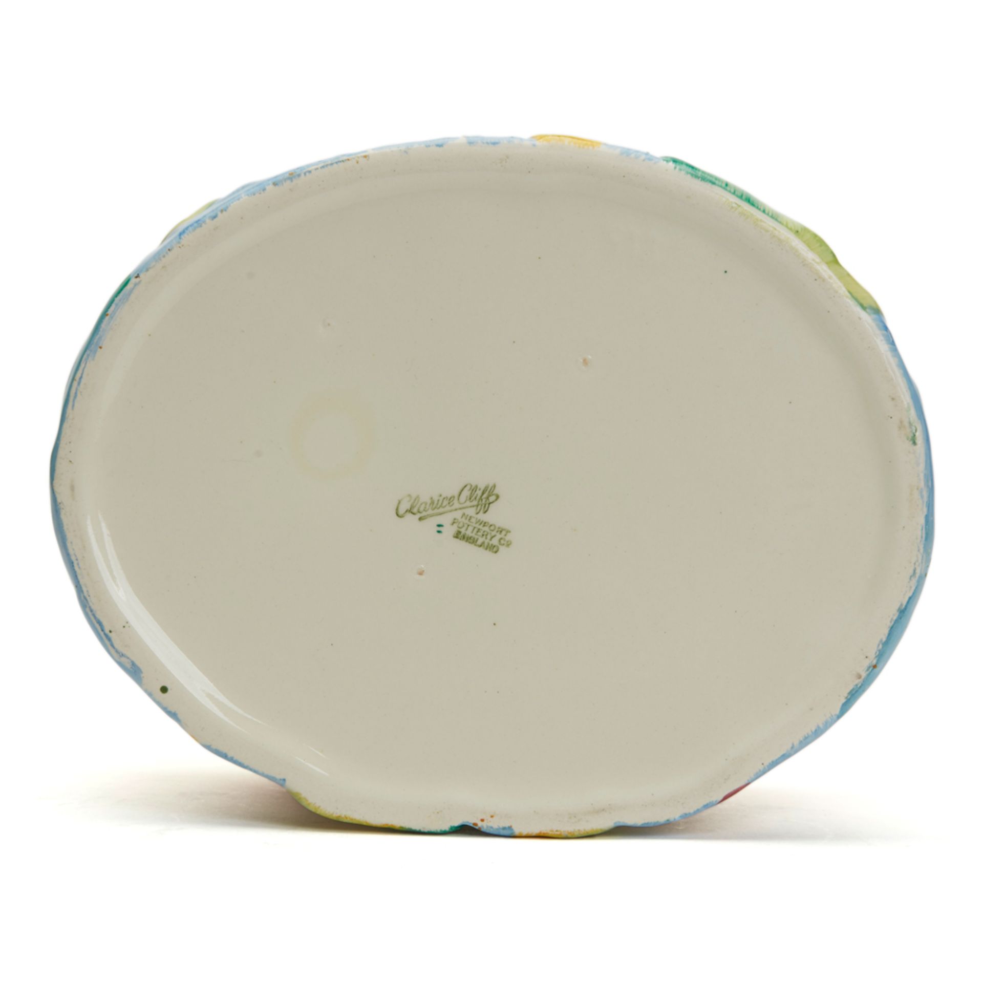 Art Deco Clarice Cliff Newport Pottery Lily Pad Bowl 1930'S - Image 5 of 7