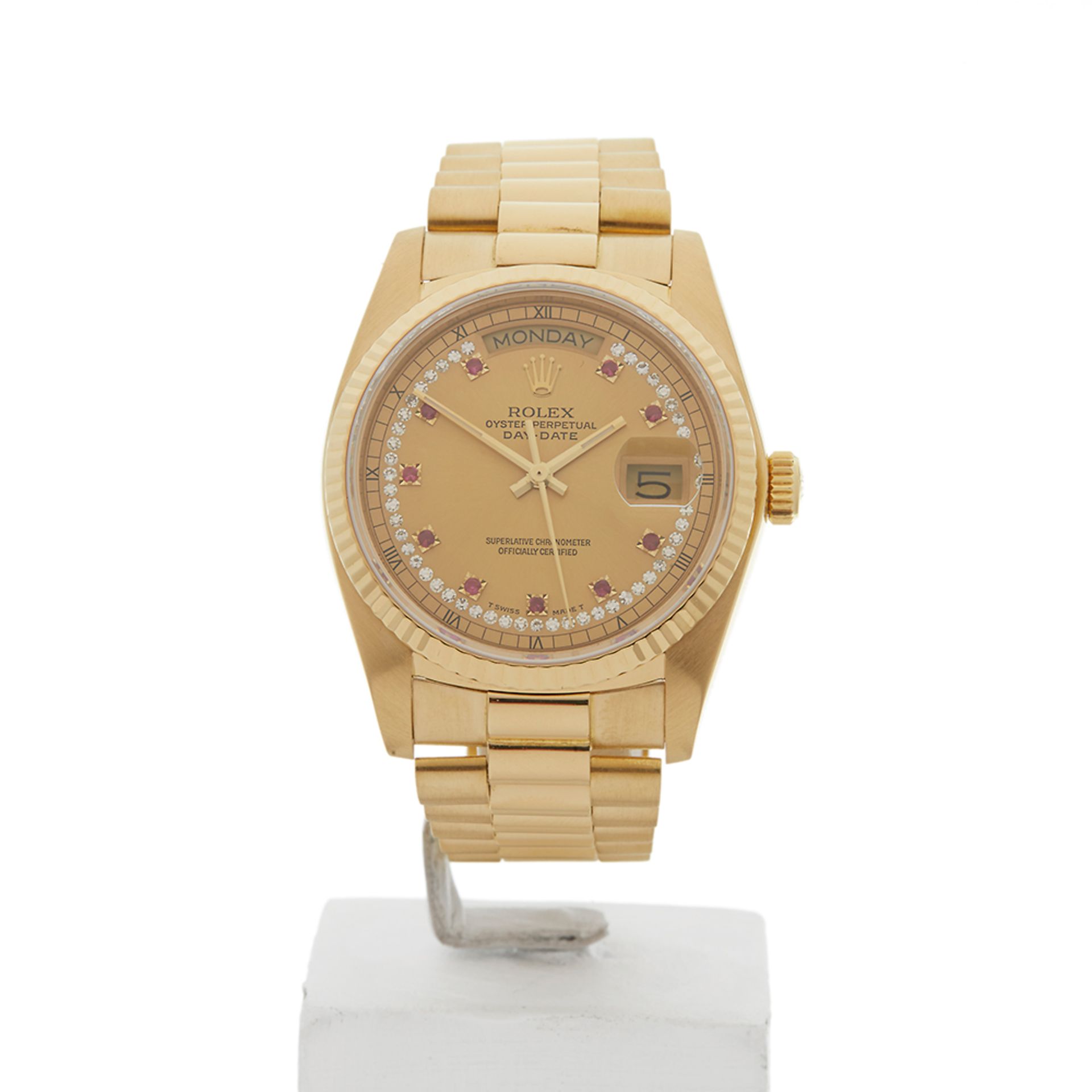 Rolex Day-Date 36mm 18k Yellow Gold 18038 - Image 2 of 9
