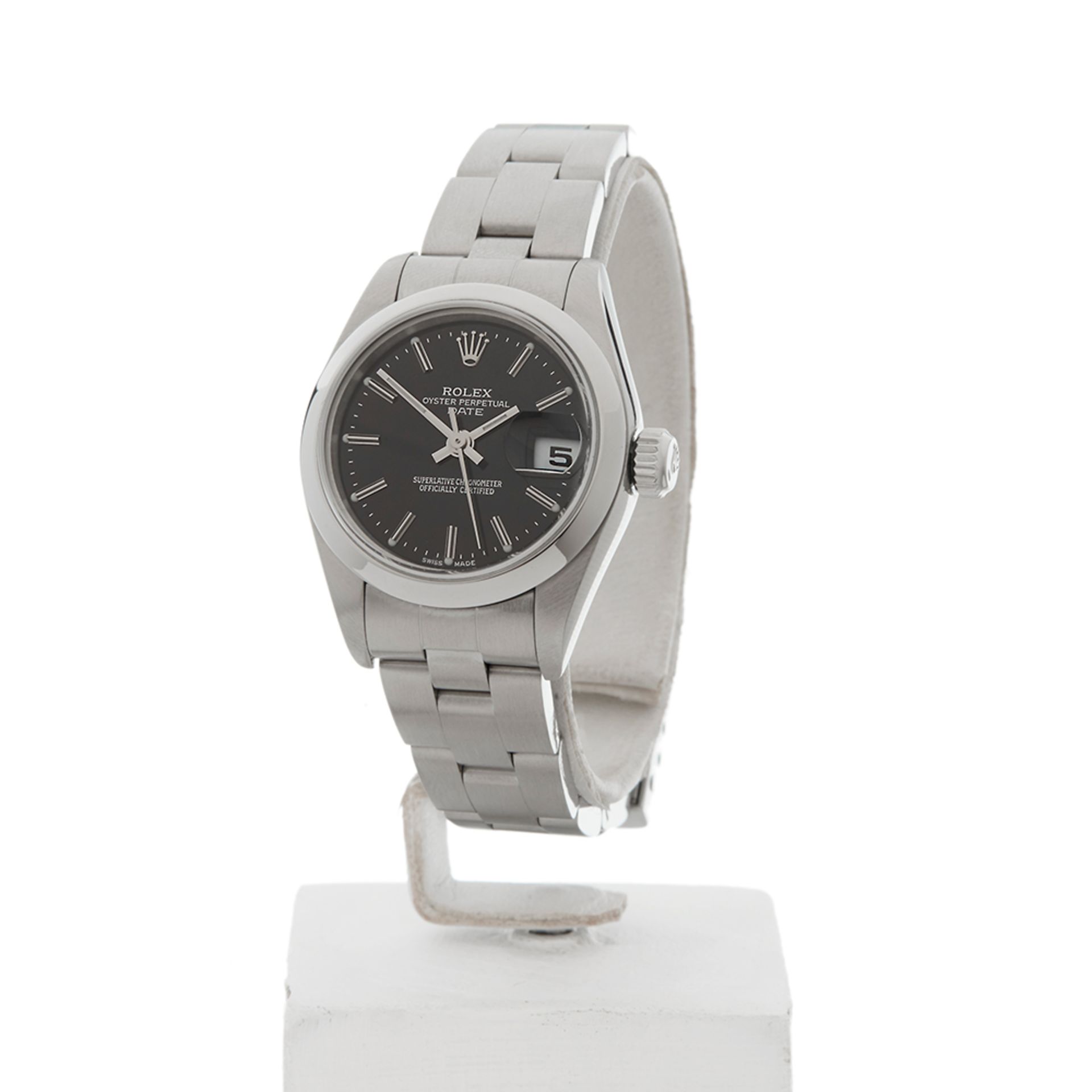 Rolex Oyster Perpetual Date 26mm Stainless Steel 79160 - Image 3 of 9