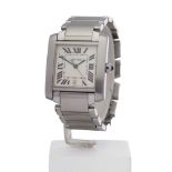 Cartier Tank Francaise 0mm Stainless Steel W51002Q3