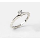 Tiffany & Co. Platinum 0.20ct Diamond Engagement Ring