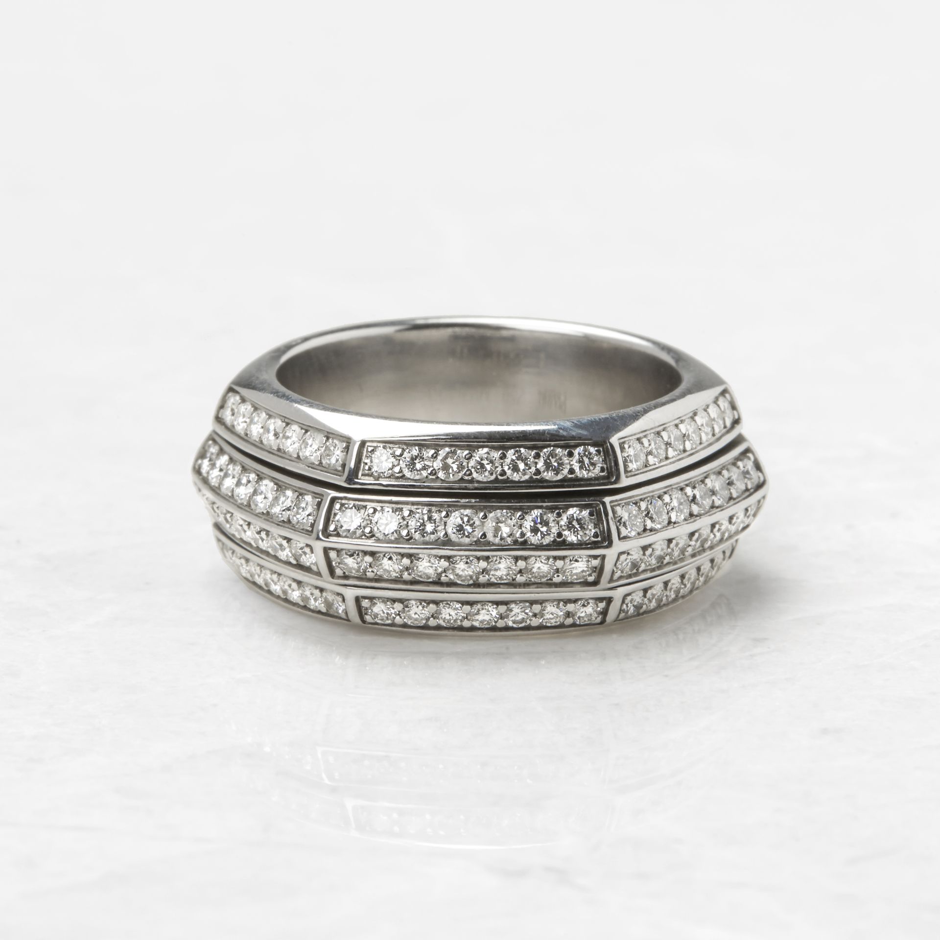 Piaget 18k White Gold Diamond Possession Ring - Image 10 of 14
