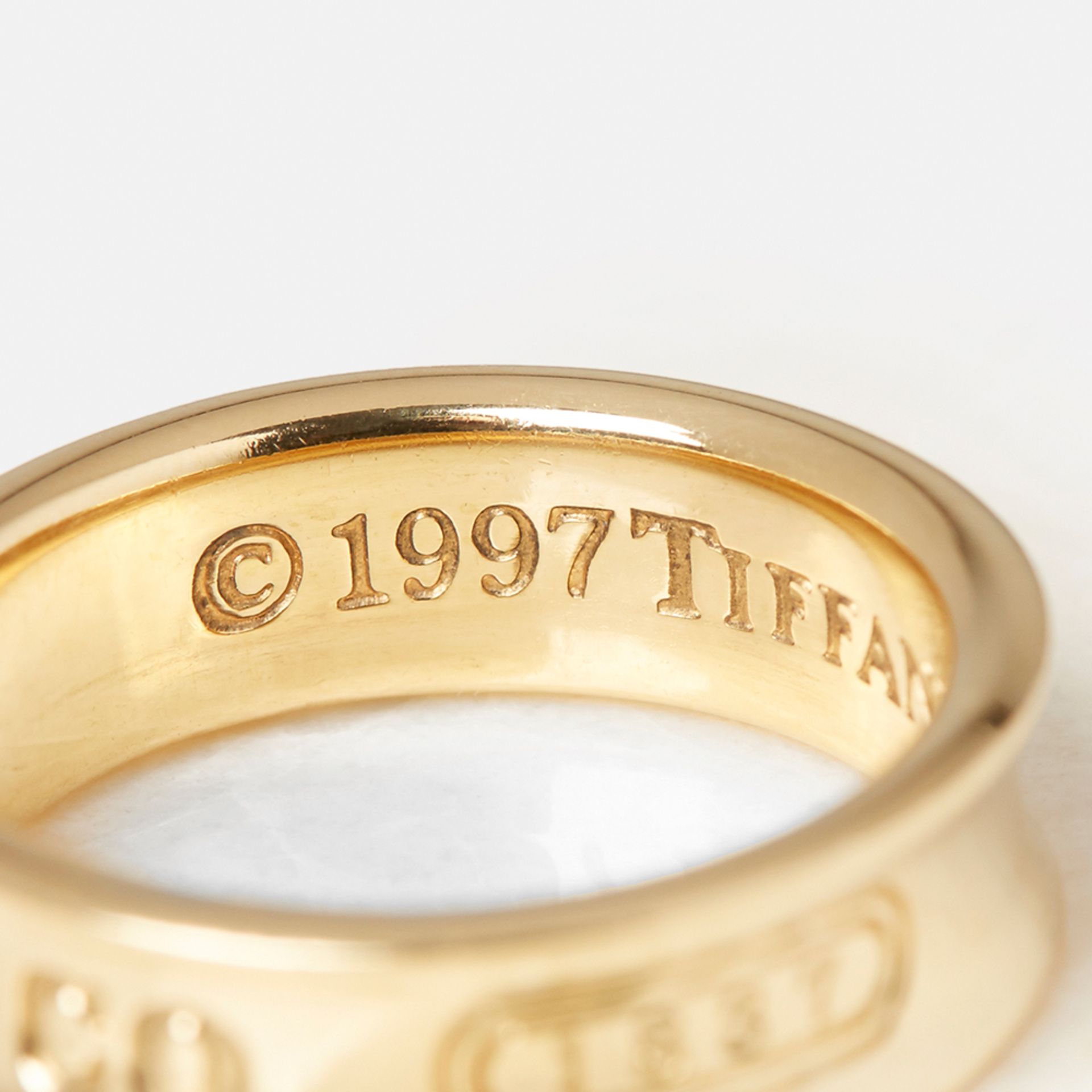 Tiffany & Co. 18k Yellow Gold Tiffany 1837 Ring - Image 6 of 8