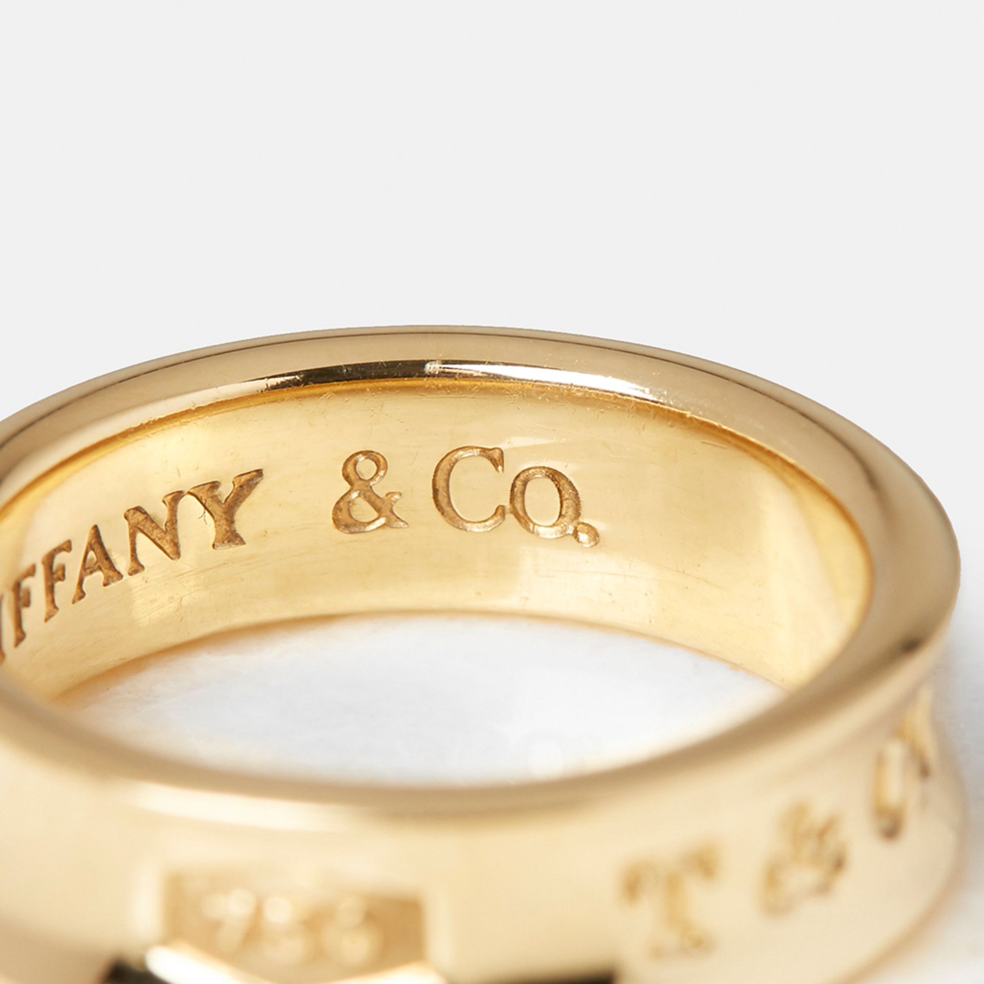 Tiffany & Co. 18k Yellow Gold Tiffany 1837 Ring - Image 8 of 8