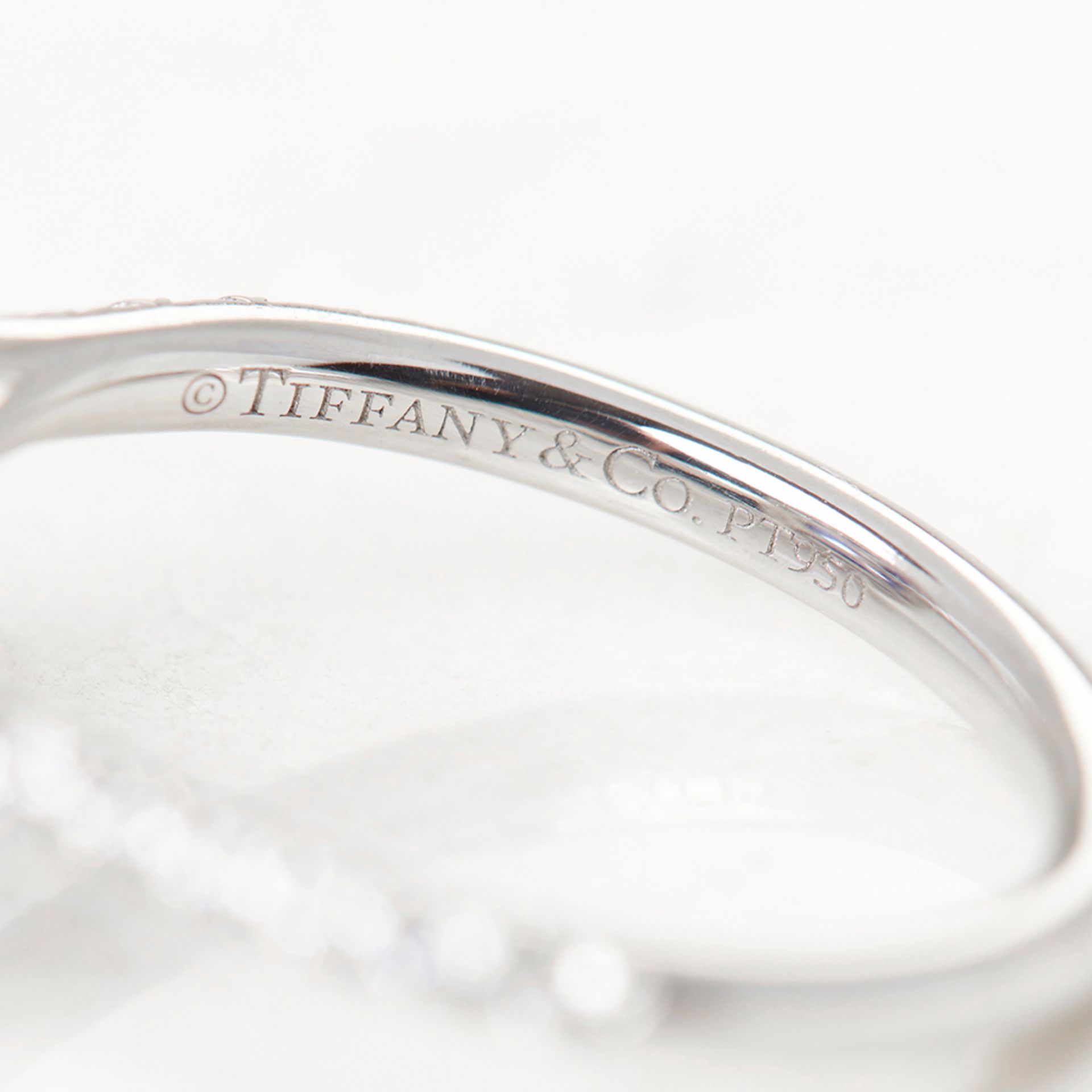 Tiffany & Co. Platinum Tanzanite & Diamond Soleste Ring - Image 6 of 8