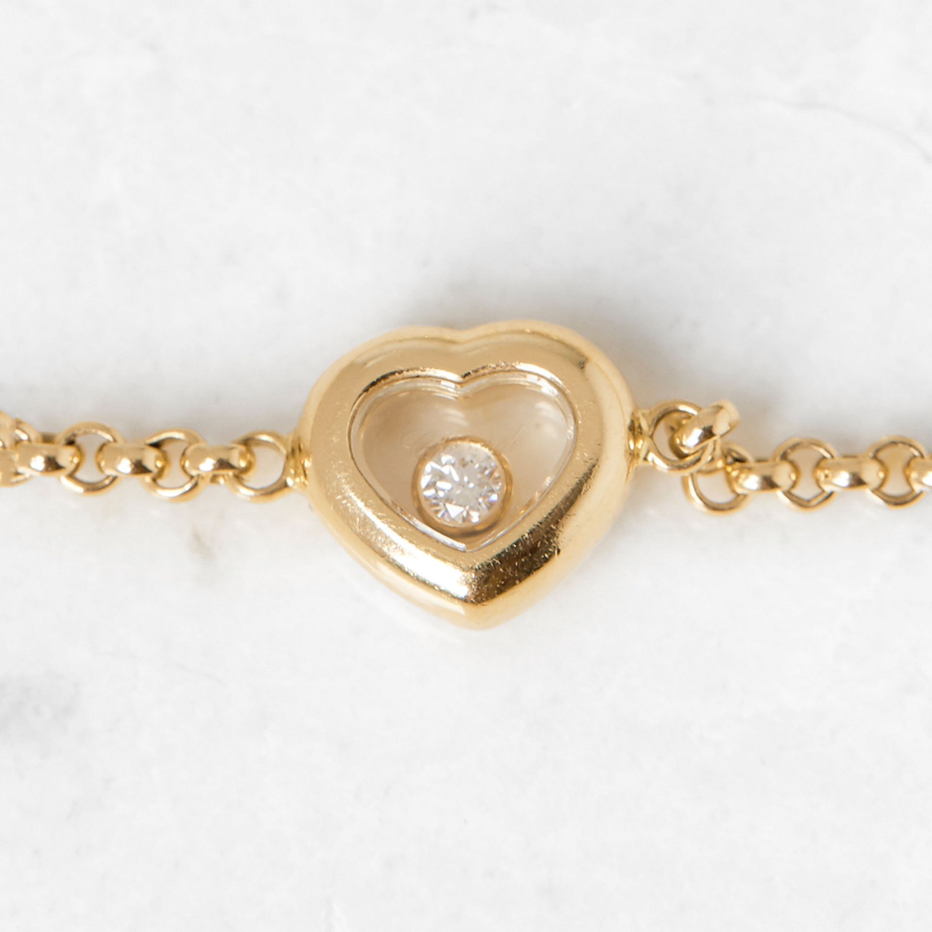 Chopard 18k Yellow Gold Happy Diamonds Bracelet - Image 5 of 9