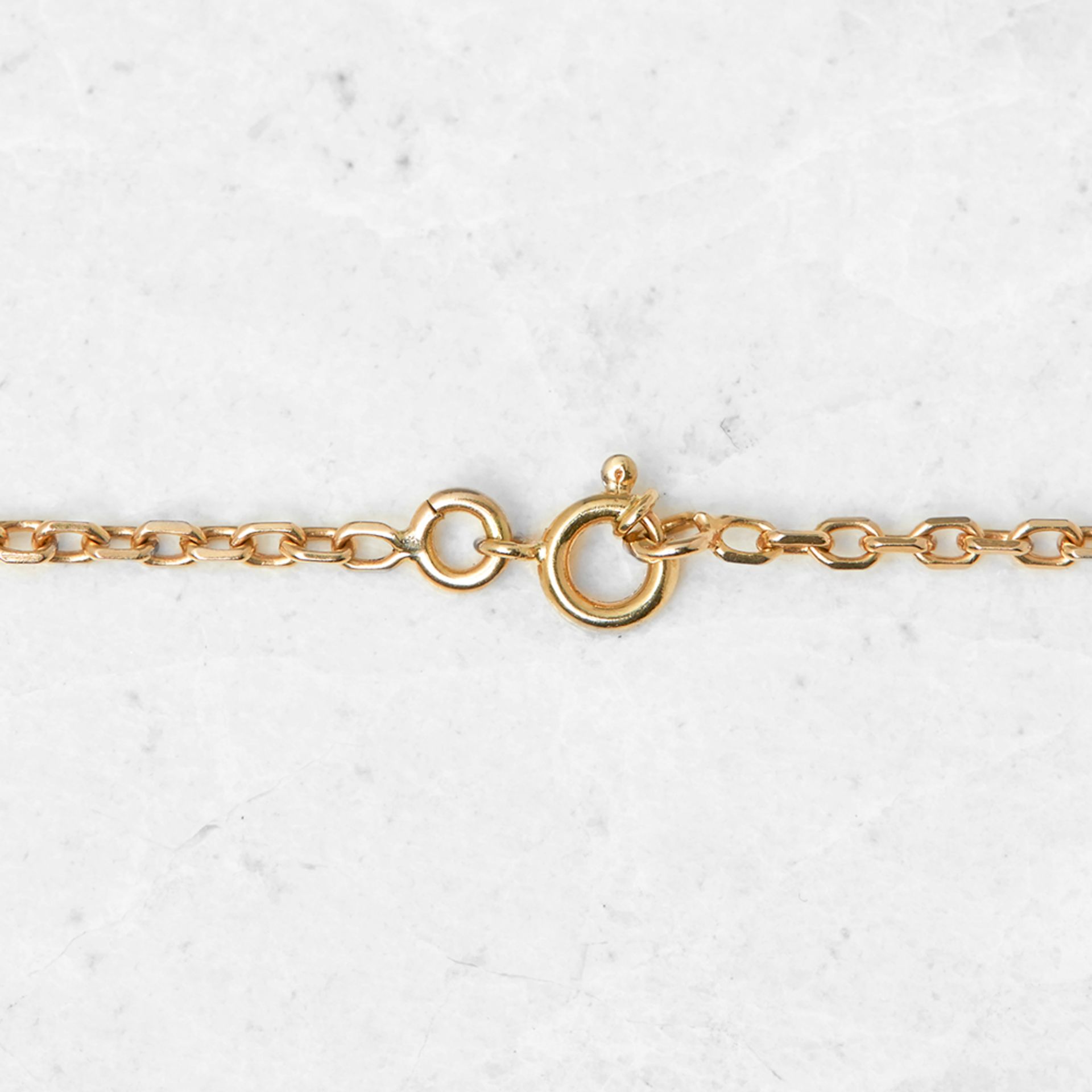 Van Cleef & Arpels 18k Yellow Gold 0.75ct Diamond Heart Necklace - Image 3 of 8