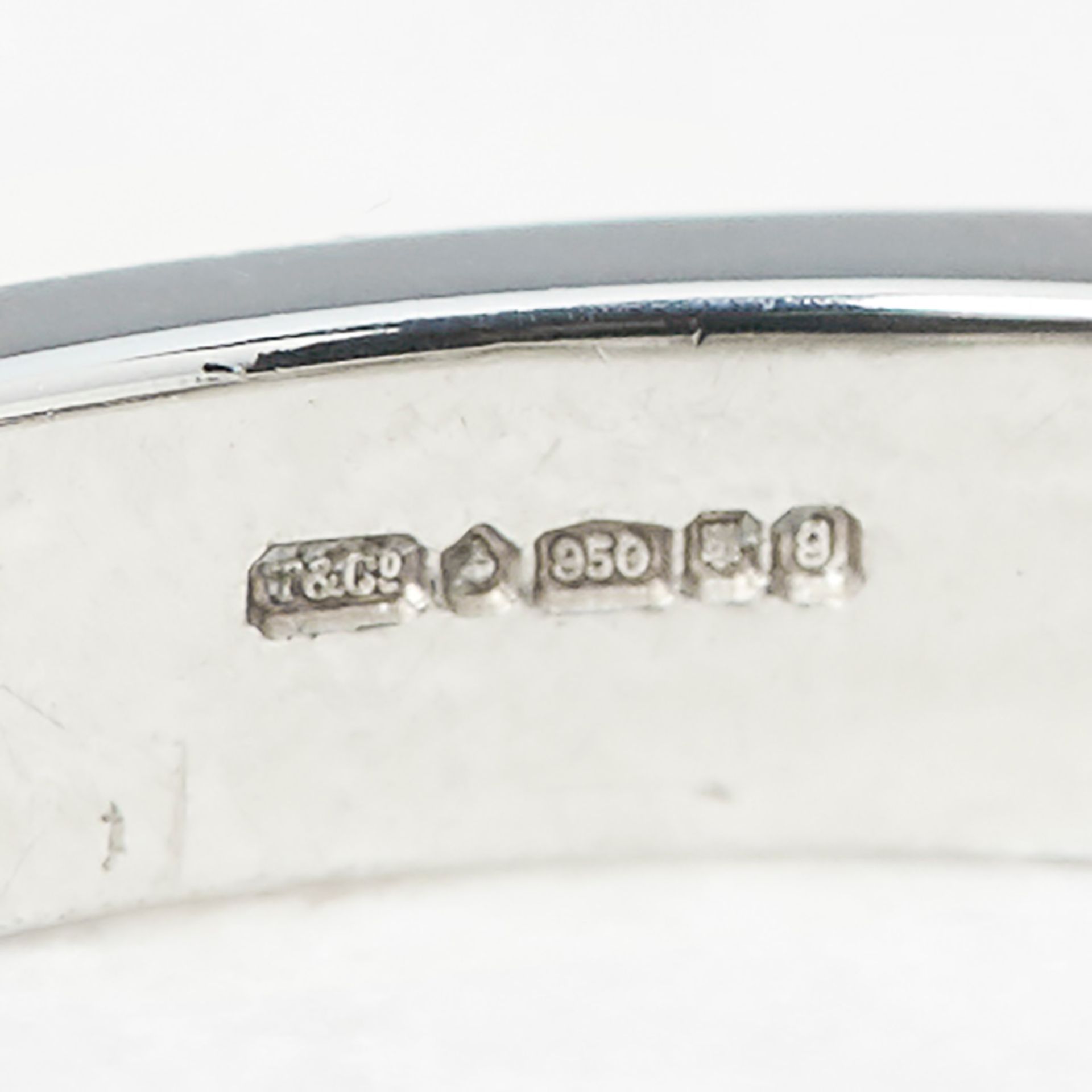 Tiffany & Co. Platinum 0.60ct Diamond Half Eternity Ring - Image 8 of 15