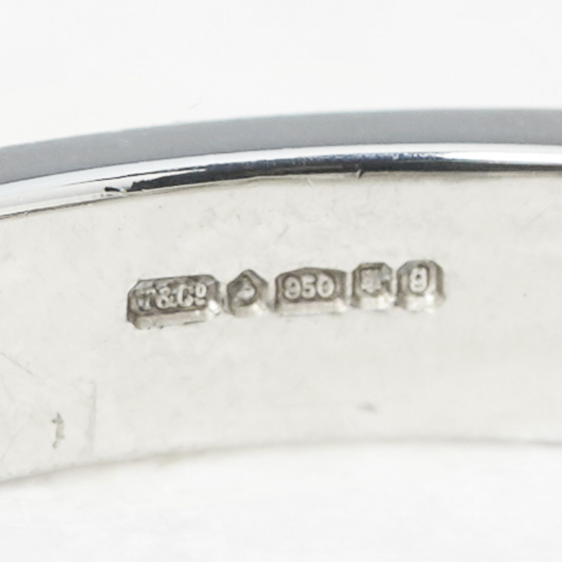 Tiffany & Co. Platinum 0.60ct Diamond Half Eternity Ring - Image 15 of 15