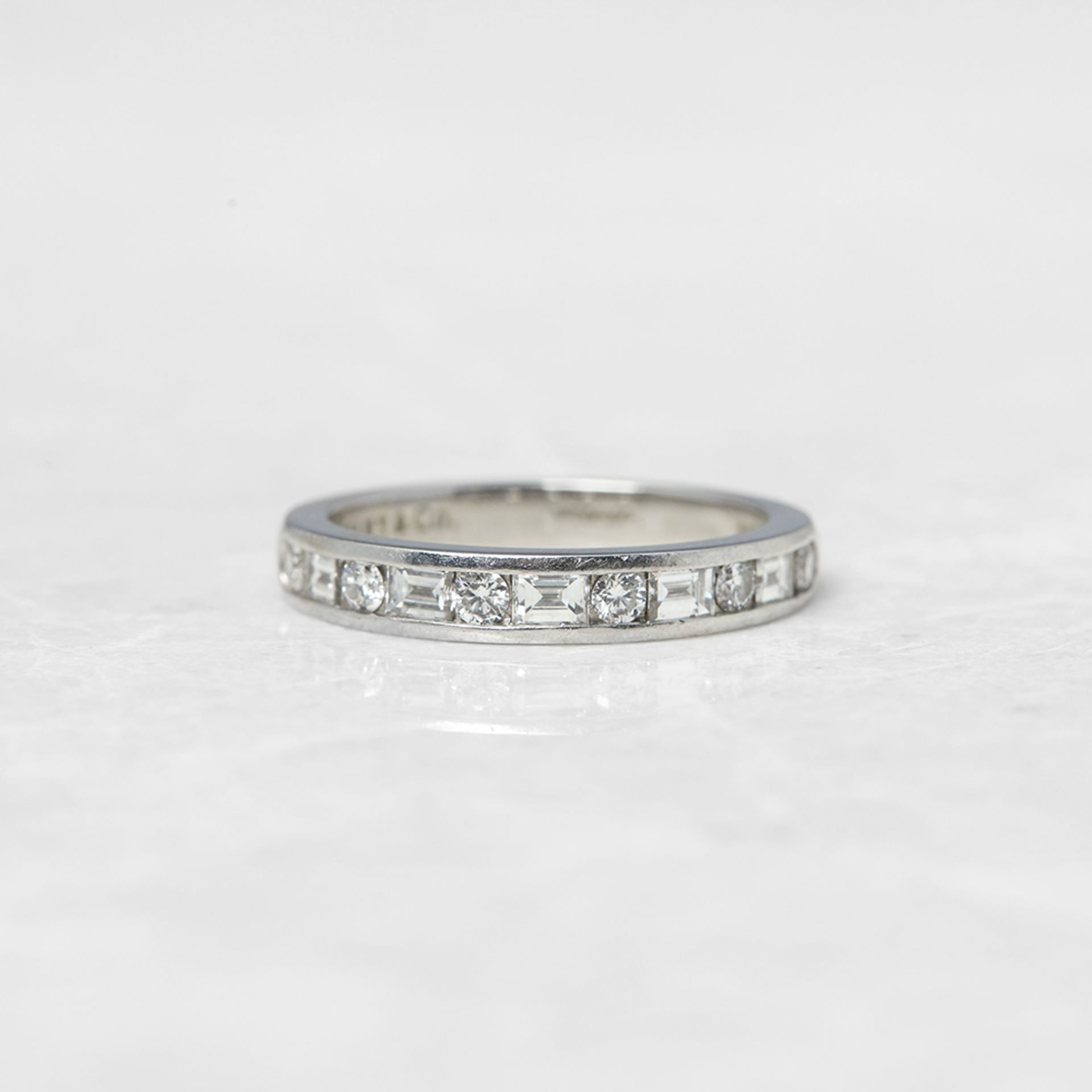 Tiffany & Co. Platinum 0.60ct Diamond Half Eternity Ring - Image 2 of 15