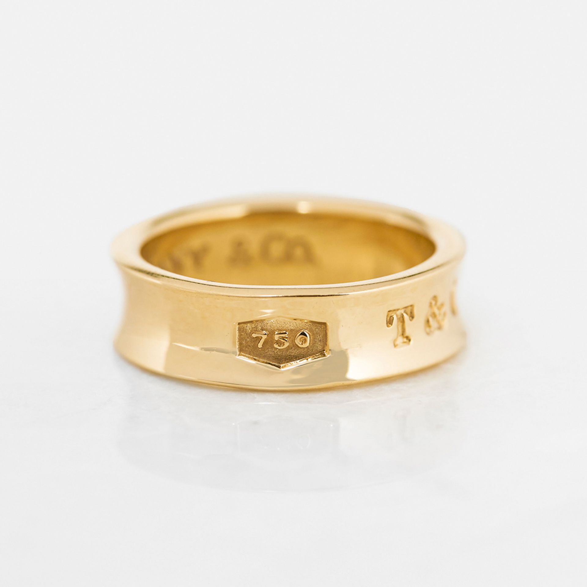 Tiffany & Co. 18k Yellow Gold Tiffany 1837 Ring - Image 3 of 8